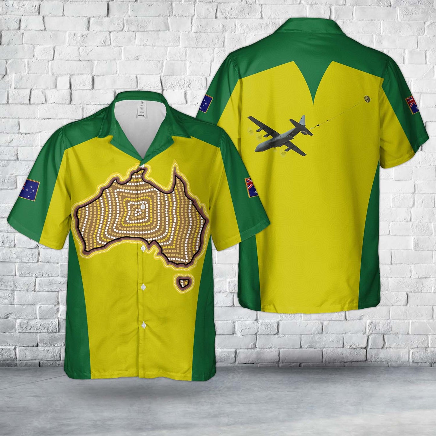 Australian Army Air Dispatch C130J Plat Ext Hawaiian Shirt