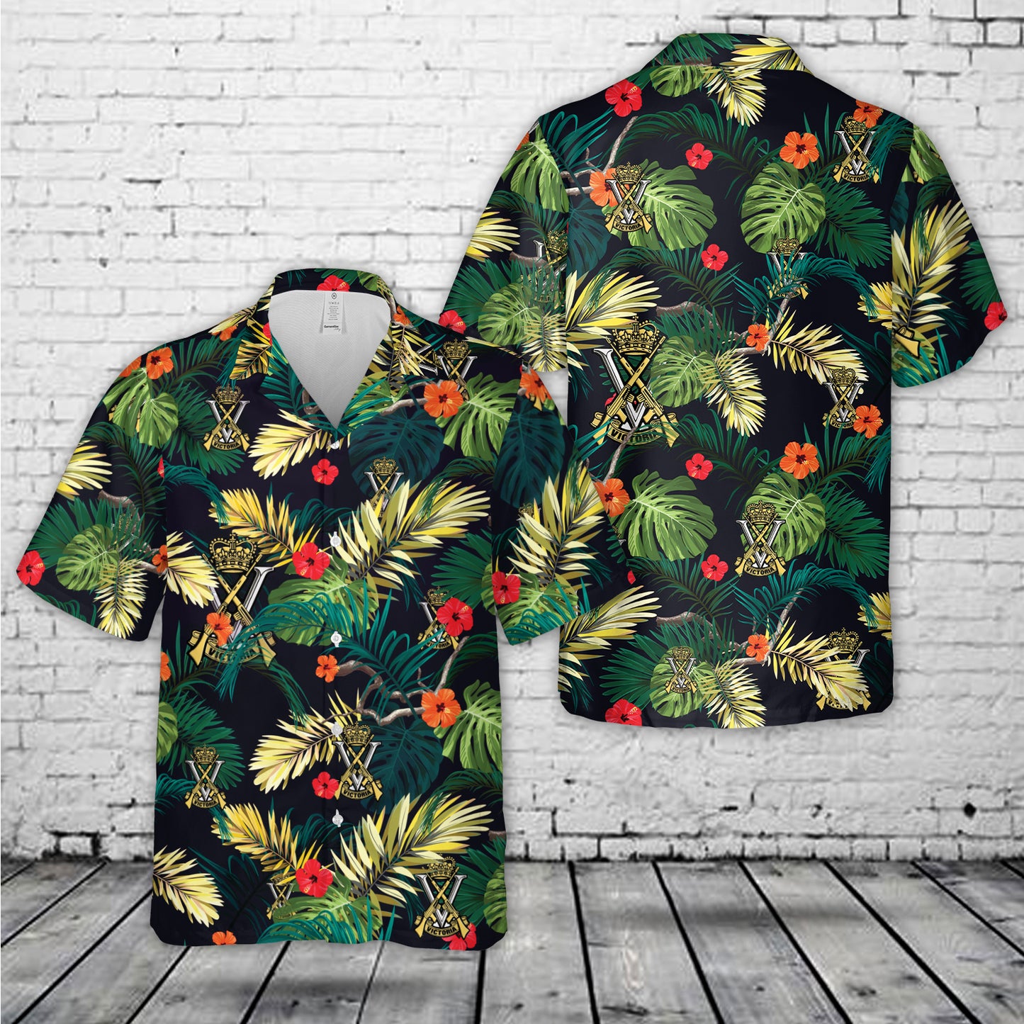 Australian Army, 8th/7th Battalion, Royal Victoria Regiment (8/7 RVR) Hawaiian Shirt