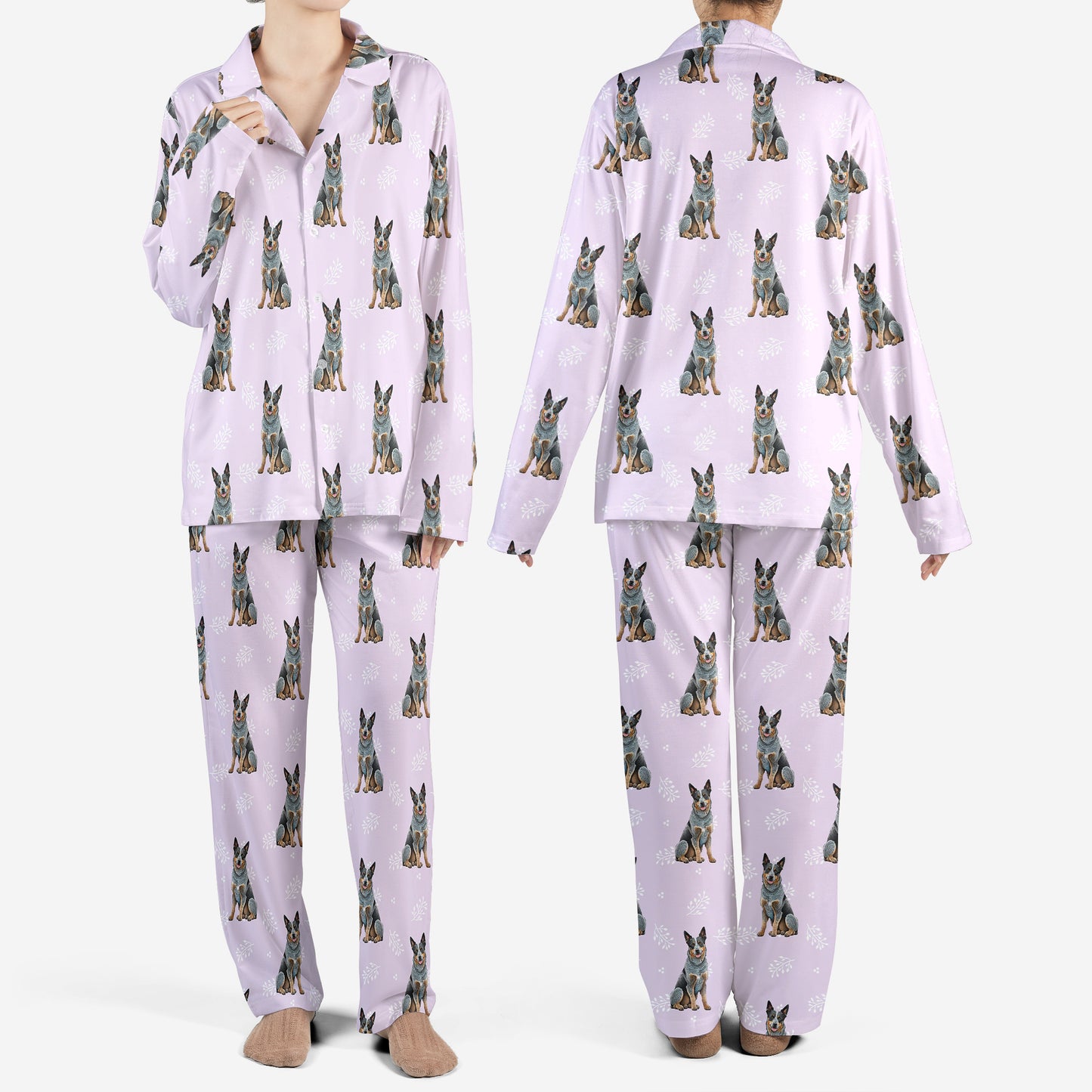 Australian Cattle Dog AOP Pajamas Set