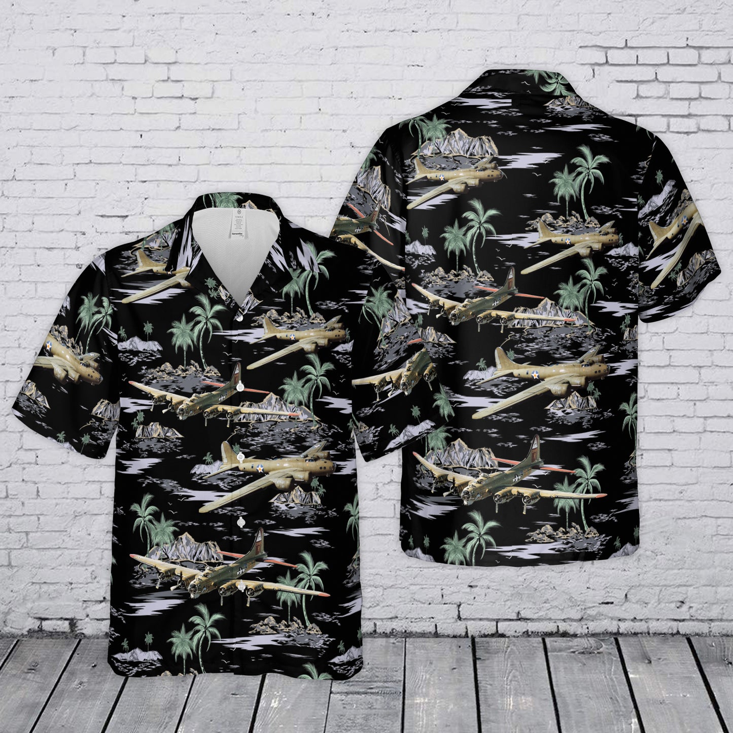 B-17 Flying Fortress World War II Hawaiian Shirt