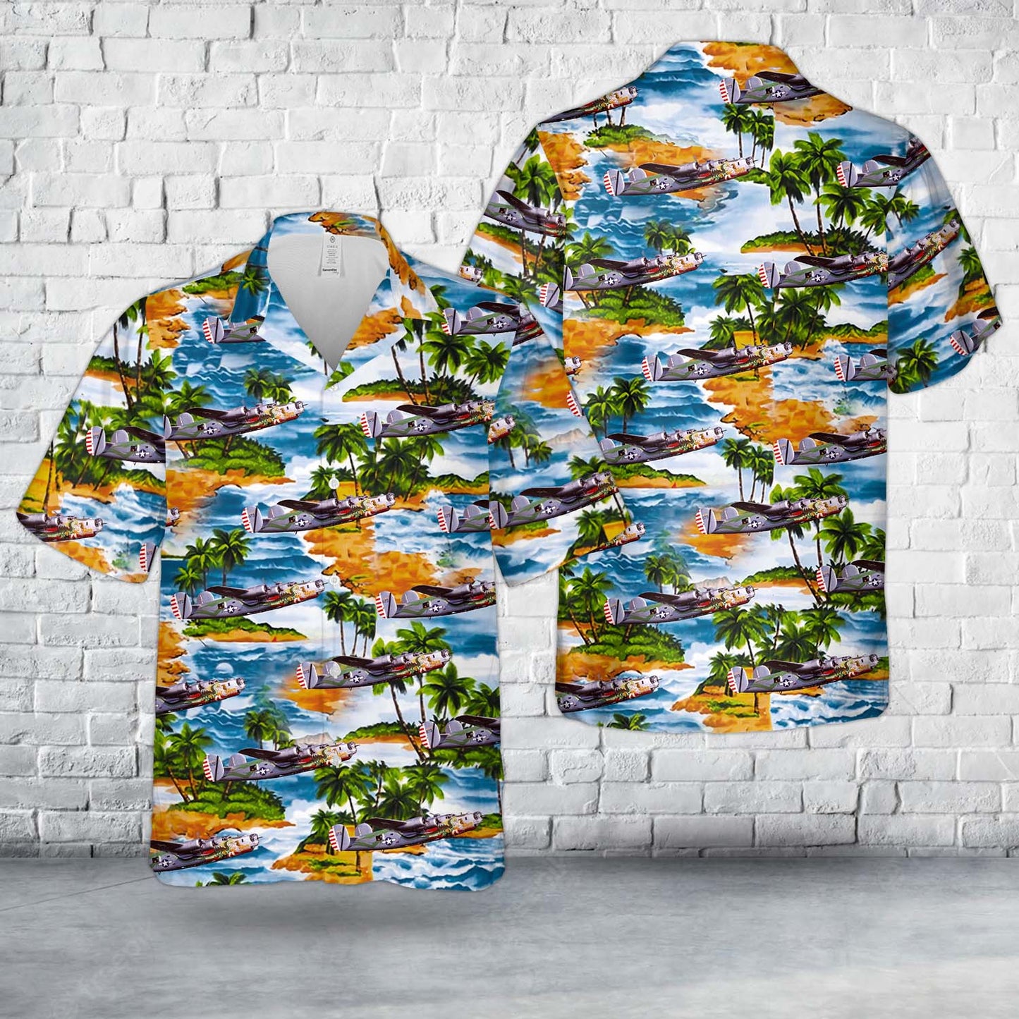 B-24 Liberator "Dragon and His Tail" Hawaiian Shirt