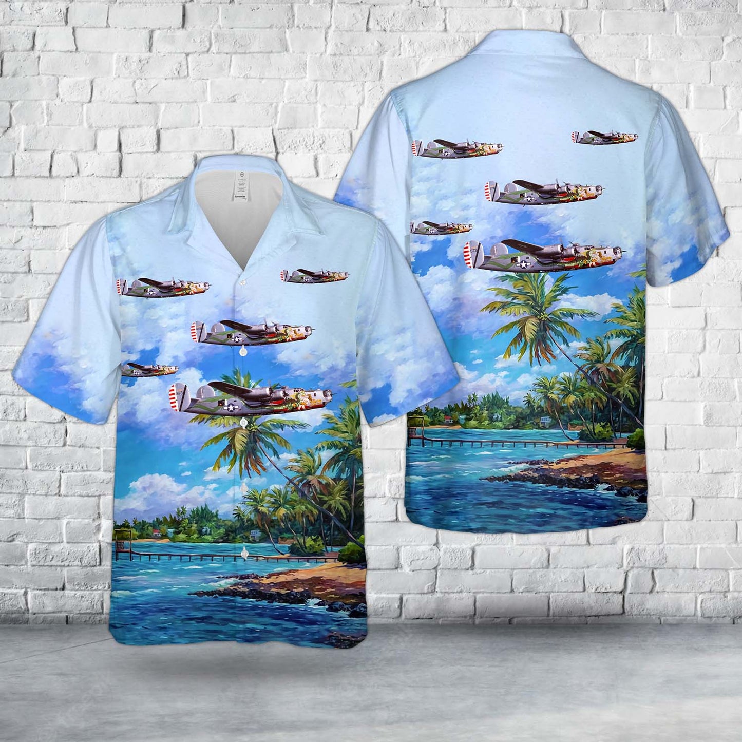 B-24 Liberator "Dragon and His Tail" Hawaiian Shirt