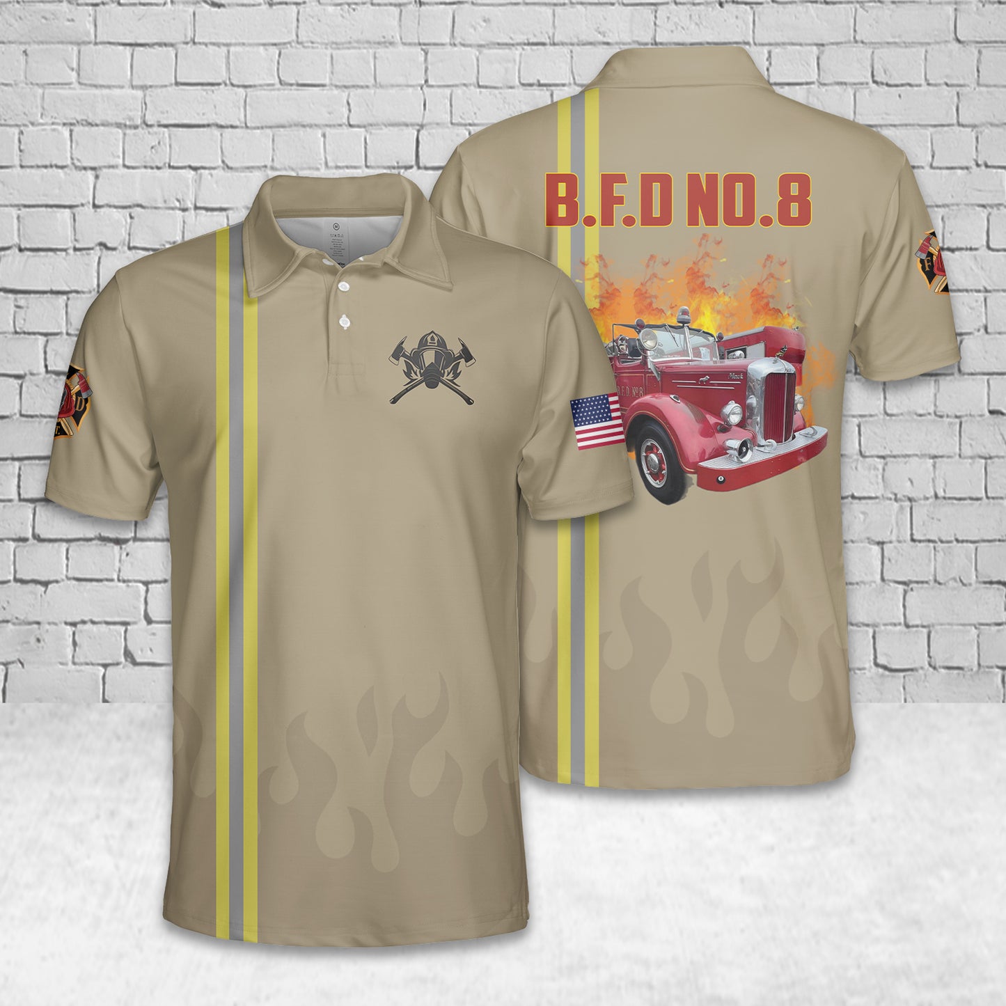 B.F.D No.8 Polo Shirt