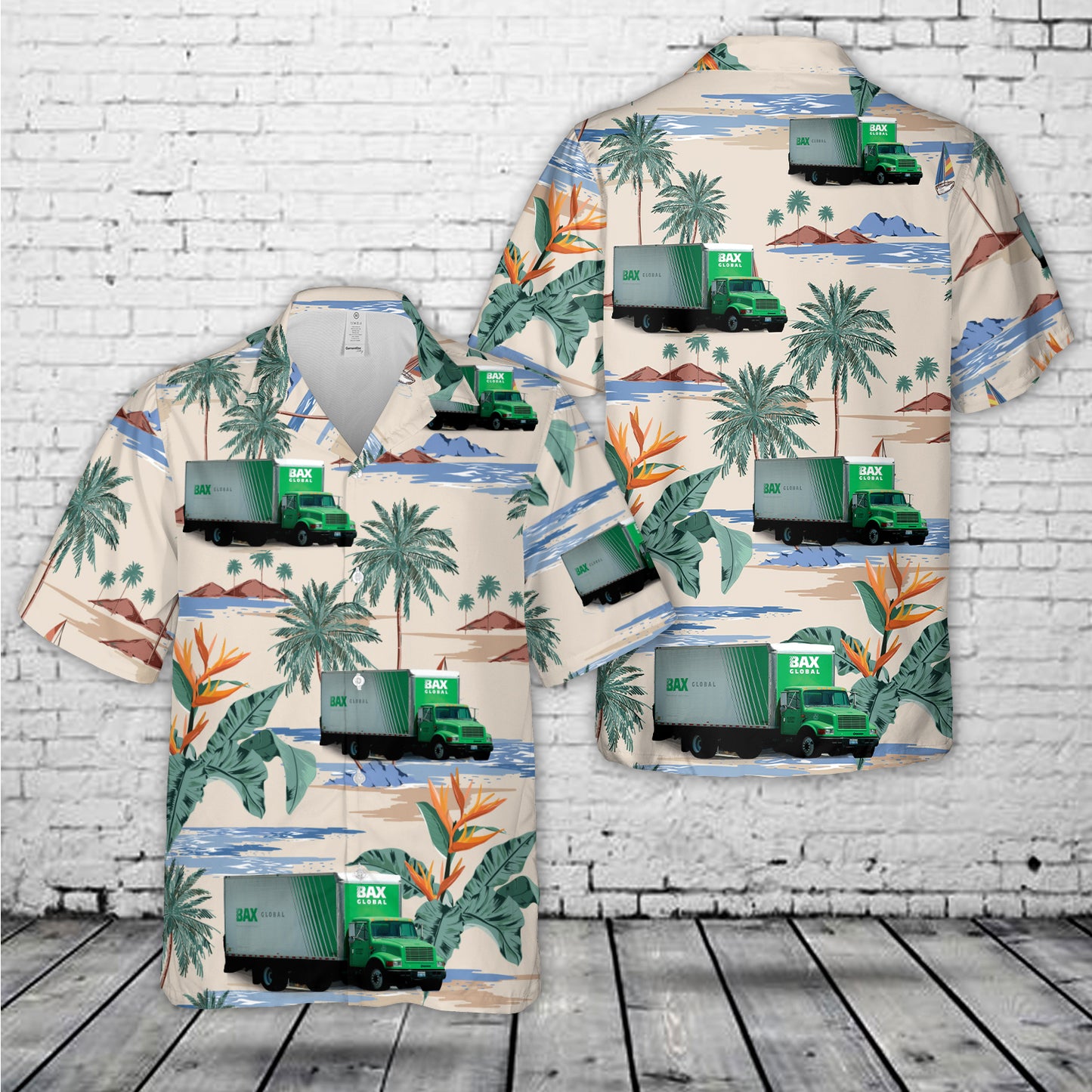 BAX Global International truck Hawaiian Shirt