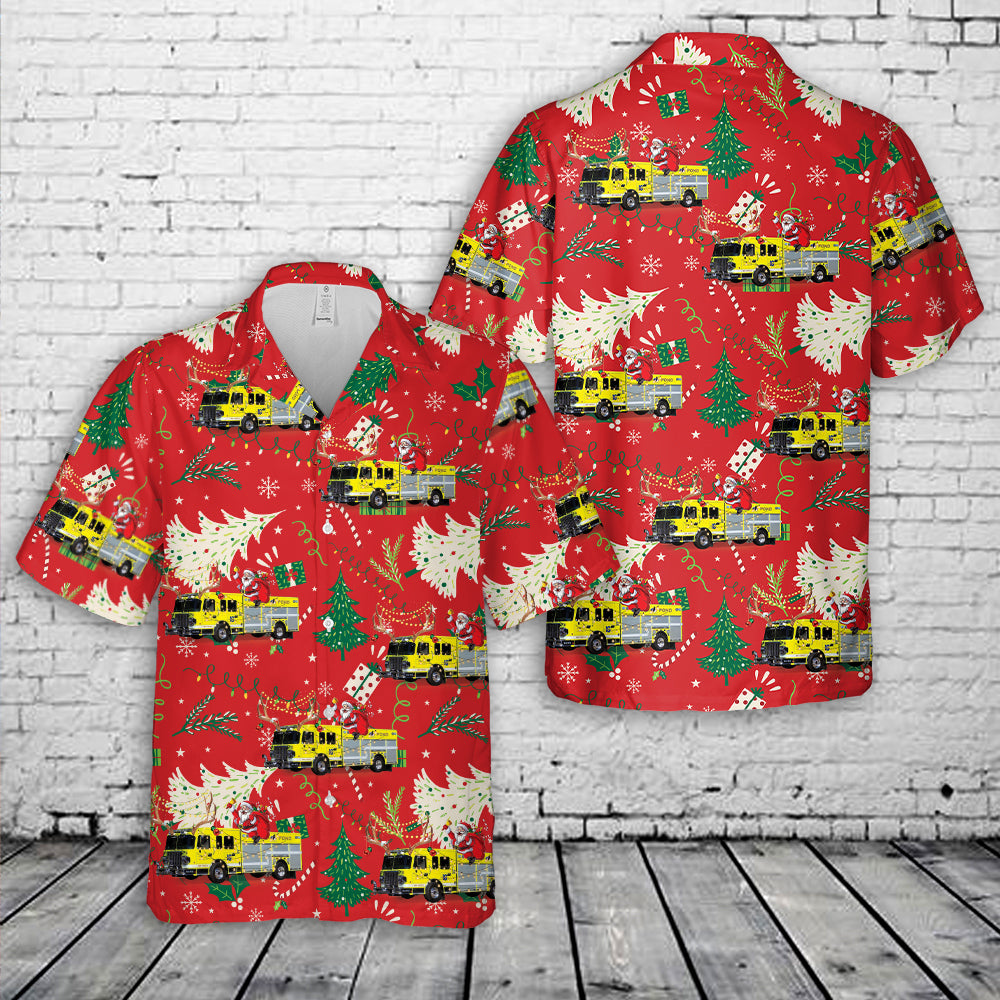 Ball Pond Volunteer Fire Company Christmas Hawaiian Shirt