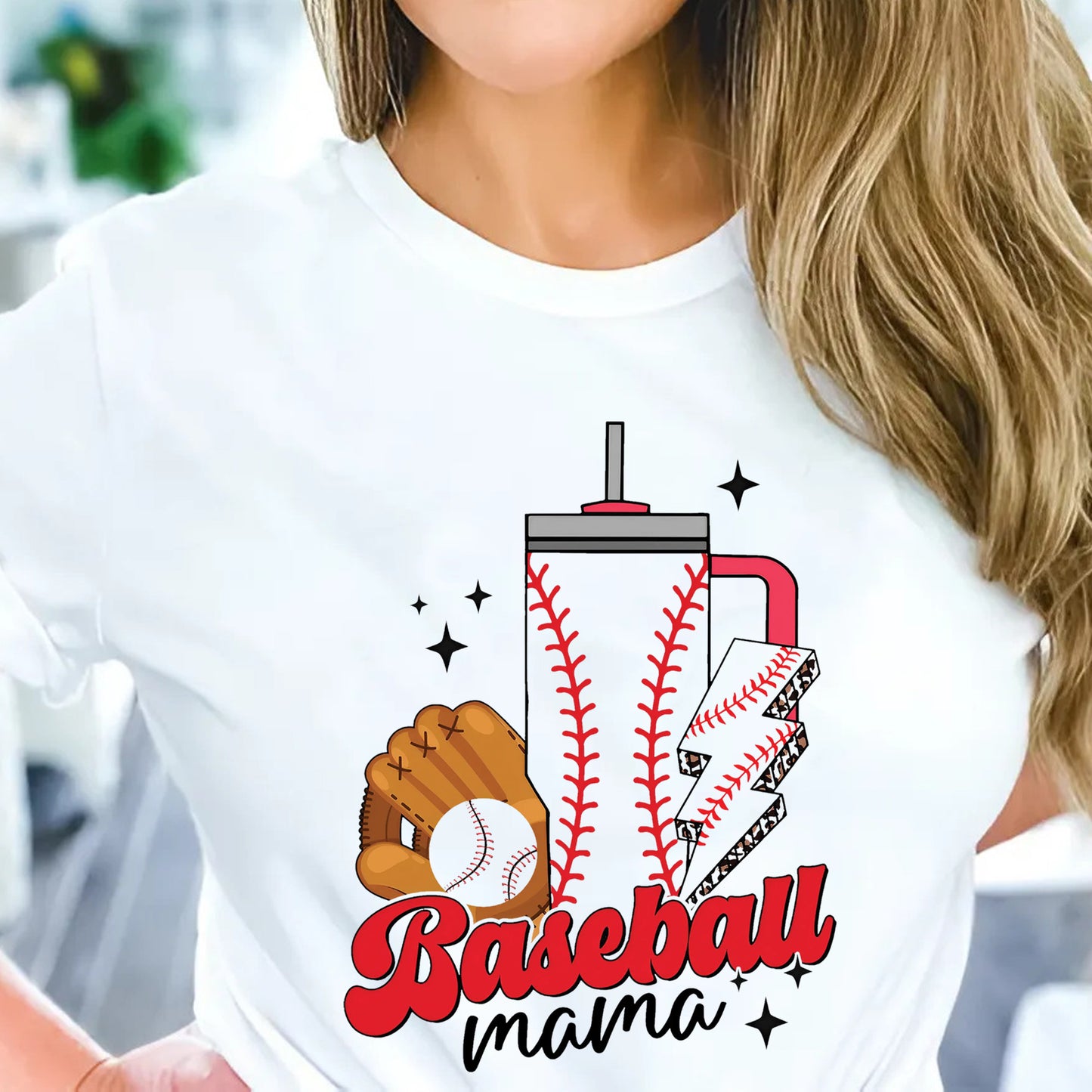 Baseball Mama Classic Unisex T-Shirt Gildan 5000 (Made In US)