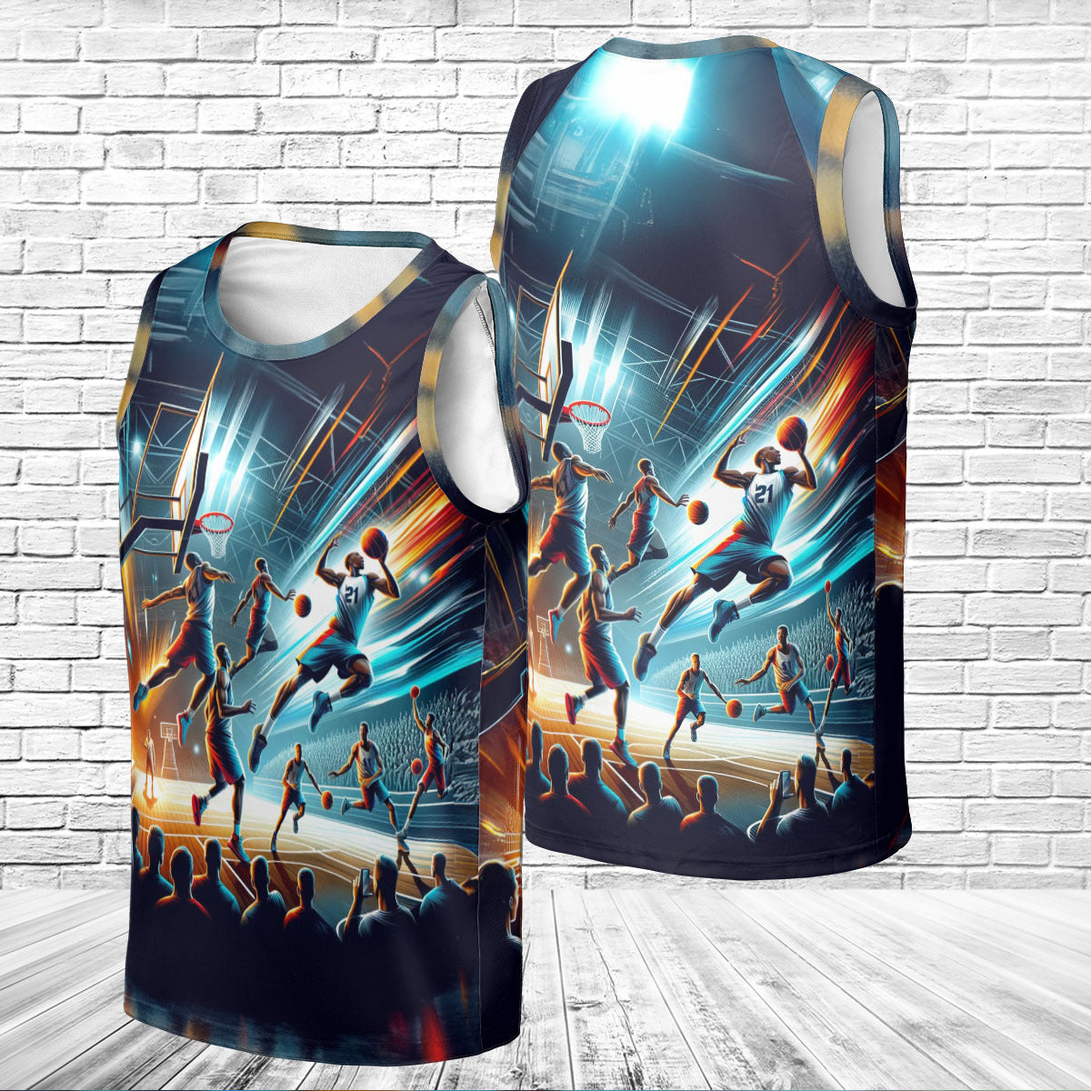 Basketball Sleeveless Jersey Tank Top