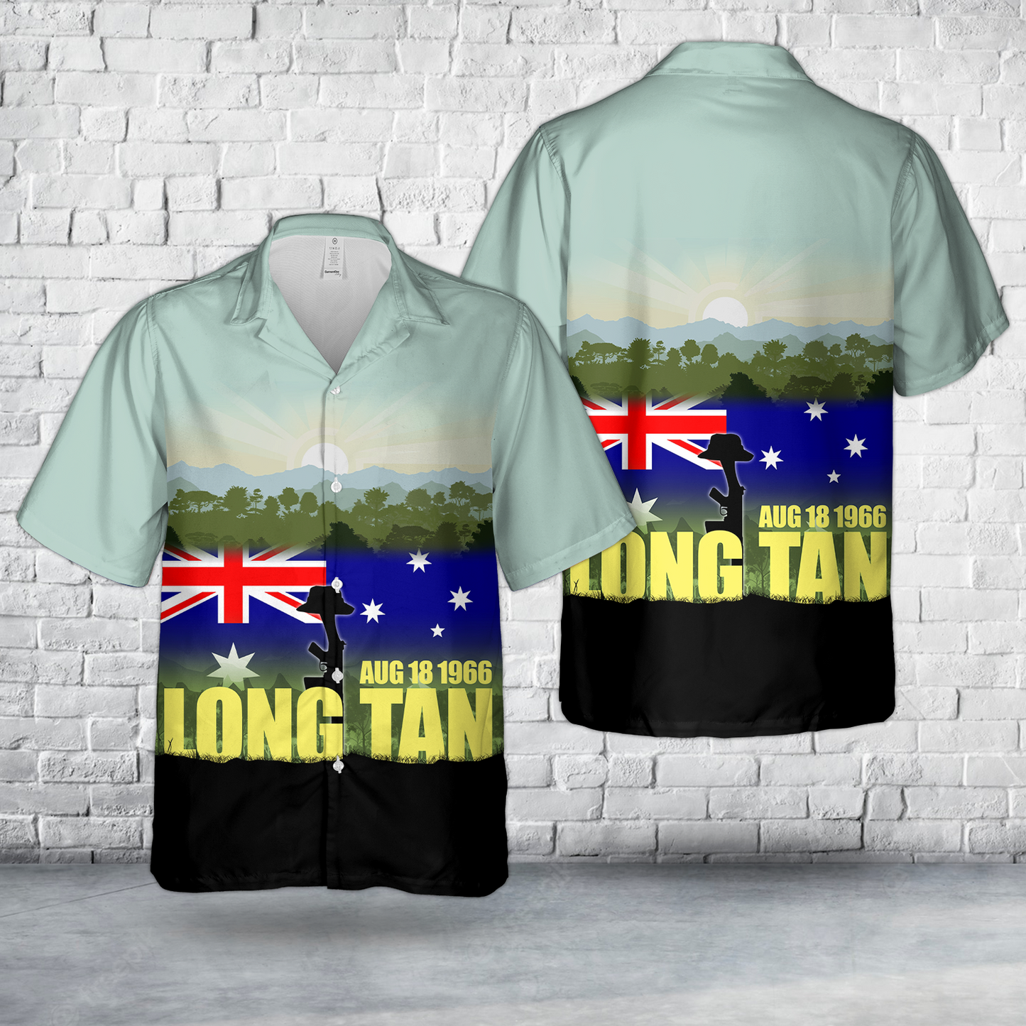 Battle Of Long Tan Australian in Vietnam Hawaiian Shirt