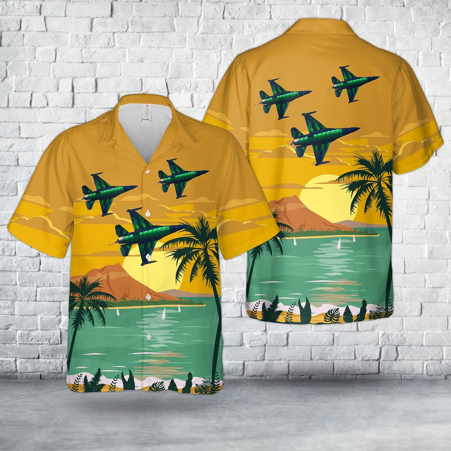 Belgian Air Force General Dynamics (SABCA) F-16AM Fighting Falcon (401) Hawaiian Shirt