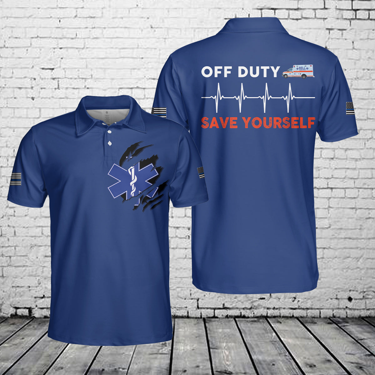 Bell Ambulance, Milwaukee, Wisconsin Polo Shirt