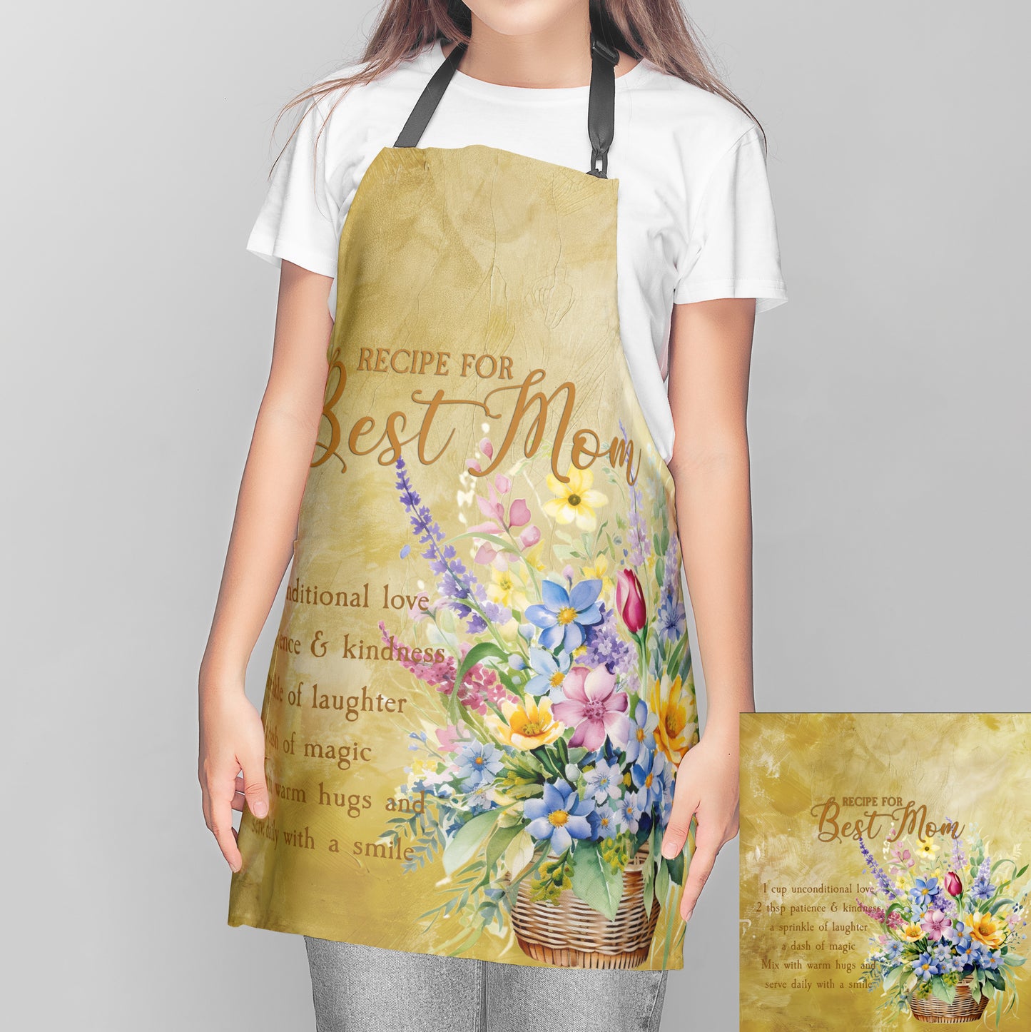 Best Mom Recipe , Mother's Day Gift Apron