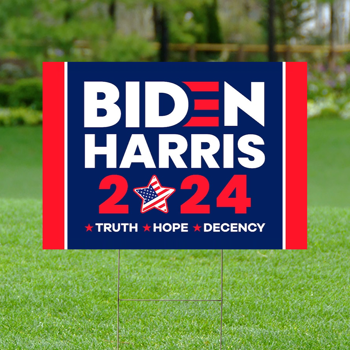 Biden Harris 2024 Yard Sign