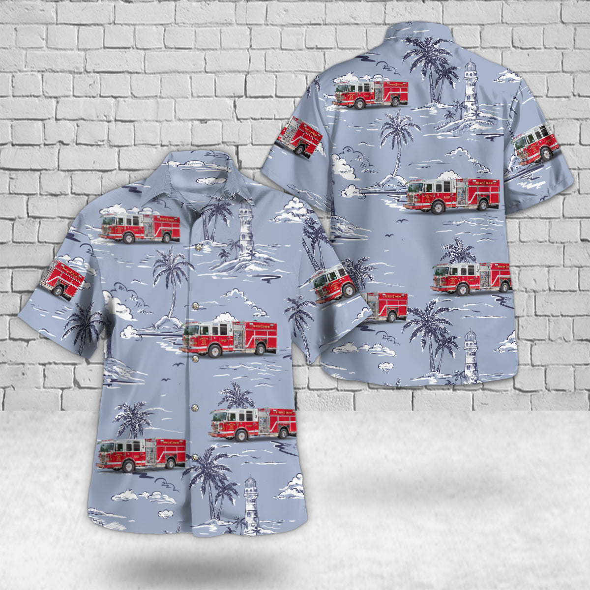 Blauvelt, New York, Blauvelt Volunteer Fire Company Hawaiian Shirt