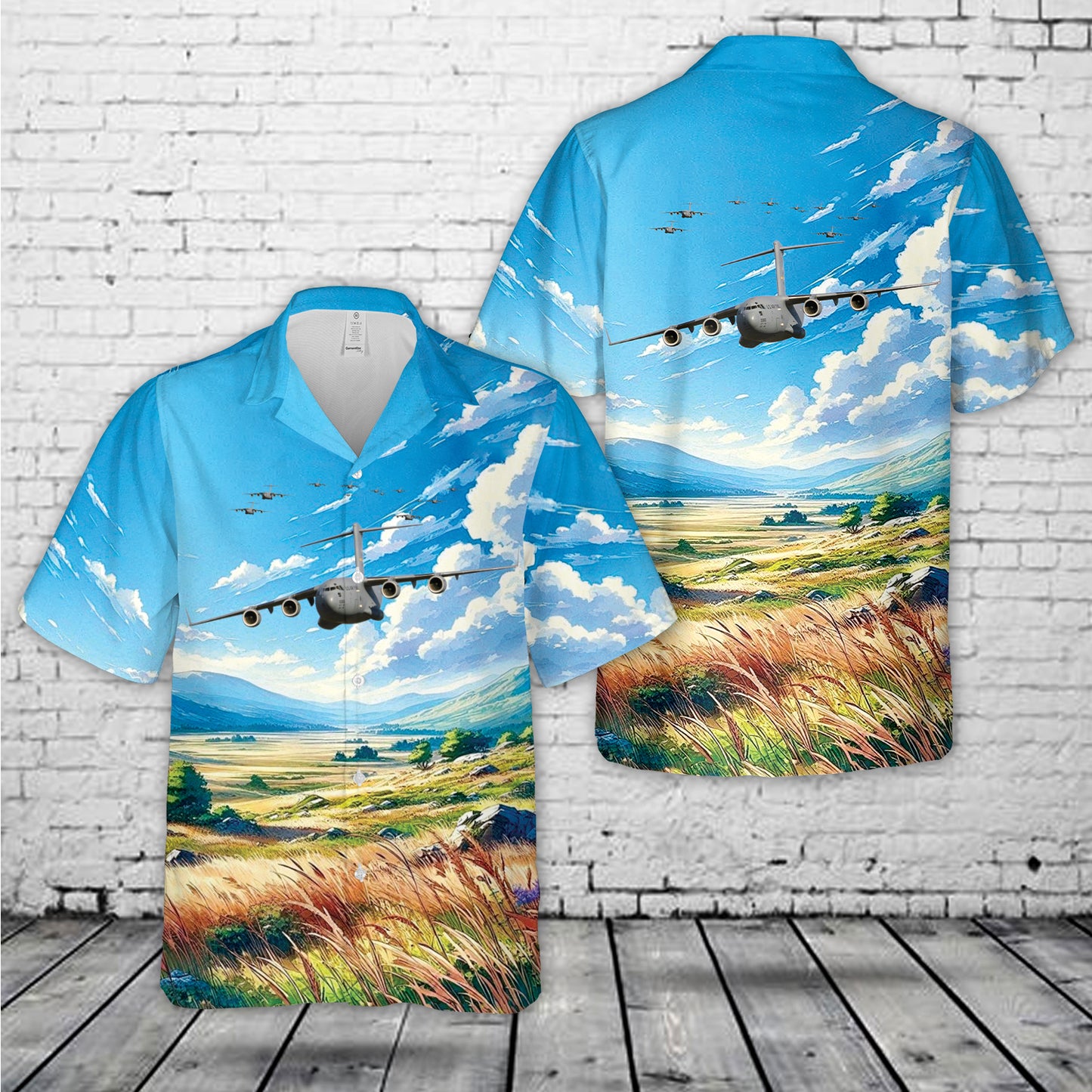 Boeing C-17 Globemaster III Hawaiian Shirt