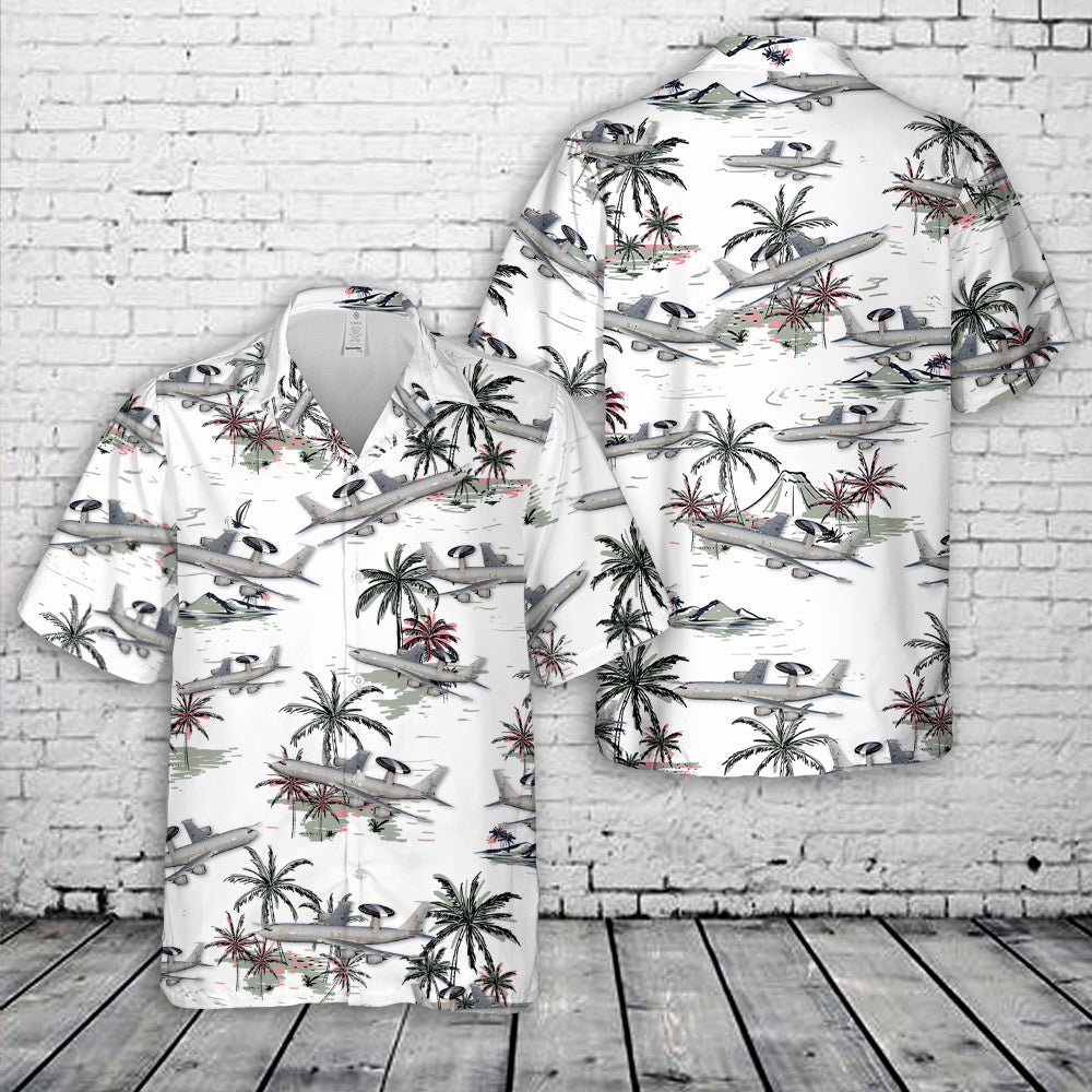 Boeing E-3 Sentry Hawaiian Shirt