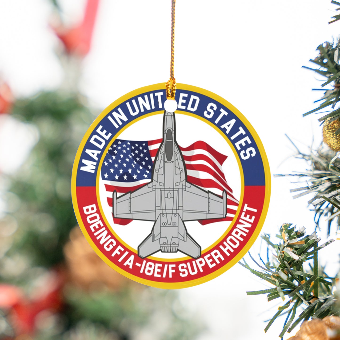 Boeing F/A-18 Super Hornet Ceramic Ornament