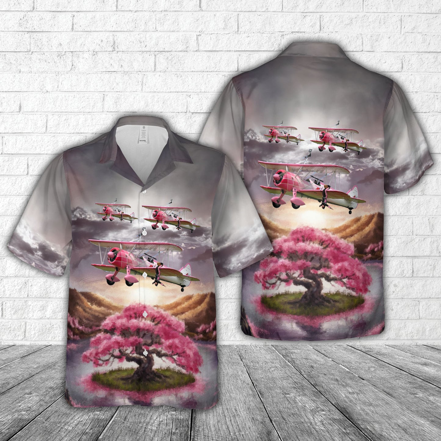 Boeing Stearman PT_13D Kaydet E75 N450D USAAF 42-16936 Hawaiian Shirt