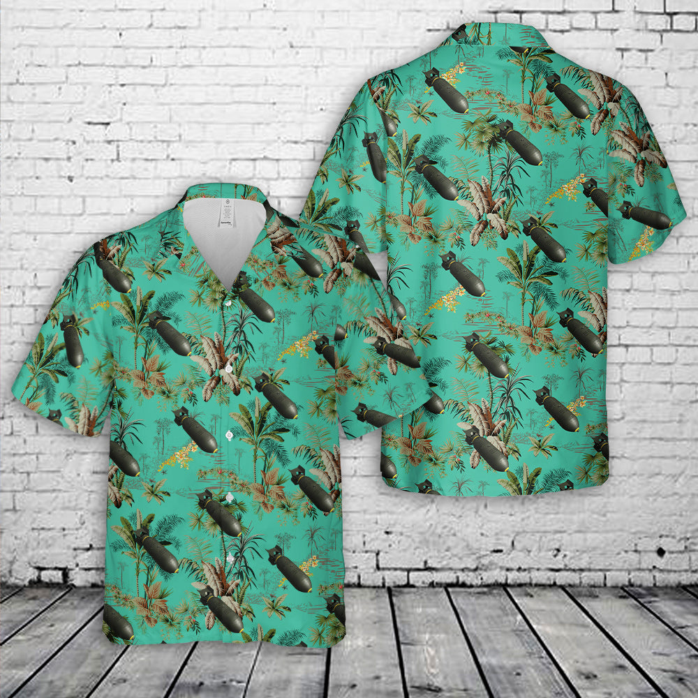 Bombing of Tarnov, Nebraska in WWII Hawaiian Shirt