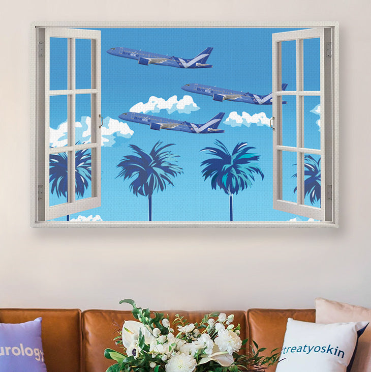 Breeze Airways A220-300 Canvas
