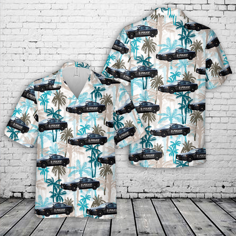 Bridgeport Connecticut Police Hawaiian Shirt
