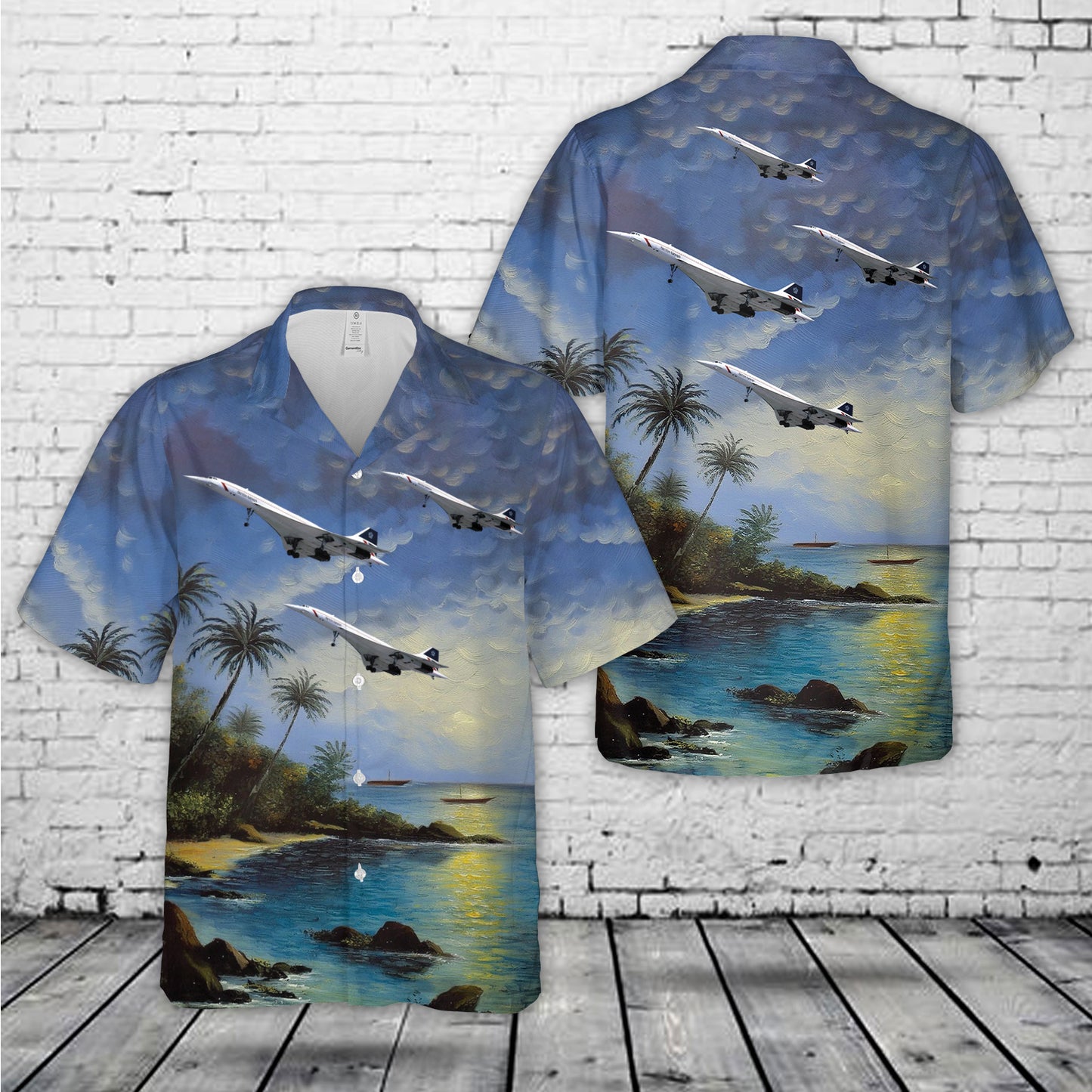 British Airways Concorde G-BOAC Hawaiian Shirt