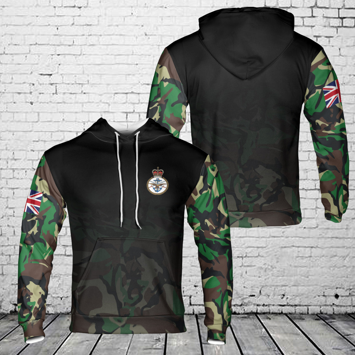 British Armed Forces Ministry of Defence Badge 3D Hoodie