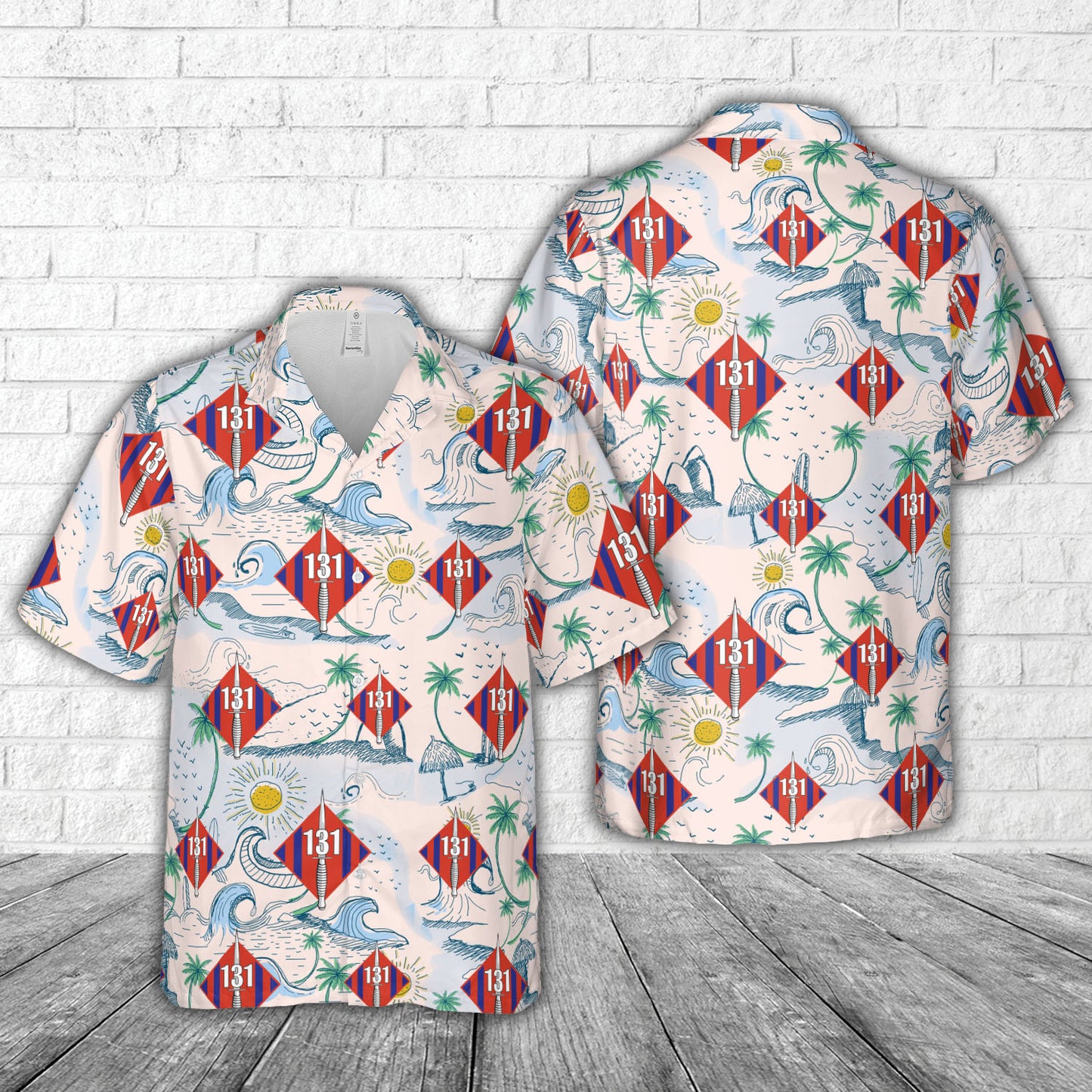 British Army 131 Commando Squadron Royal Engineers Hawaiian Shirt