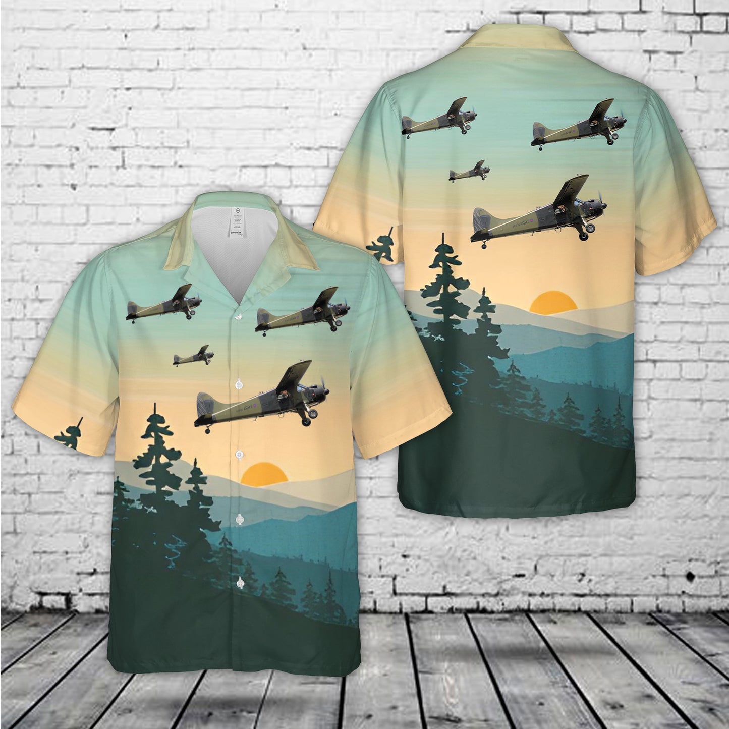 British Army Beaver Hawaiian Shirt