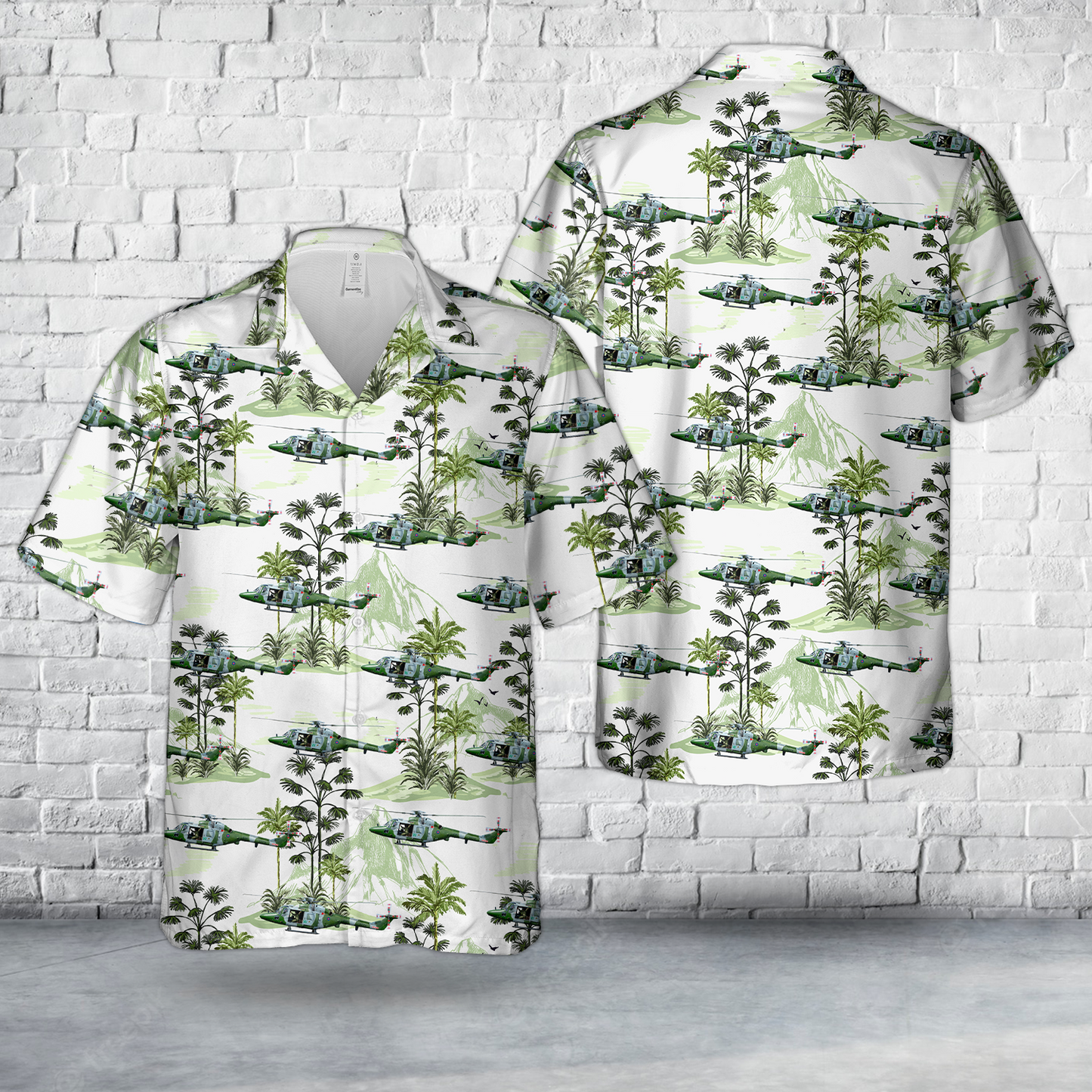 British Army Historic Helicopters Westland Lynx AH.7 Hawaiian Shirt