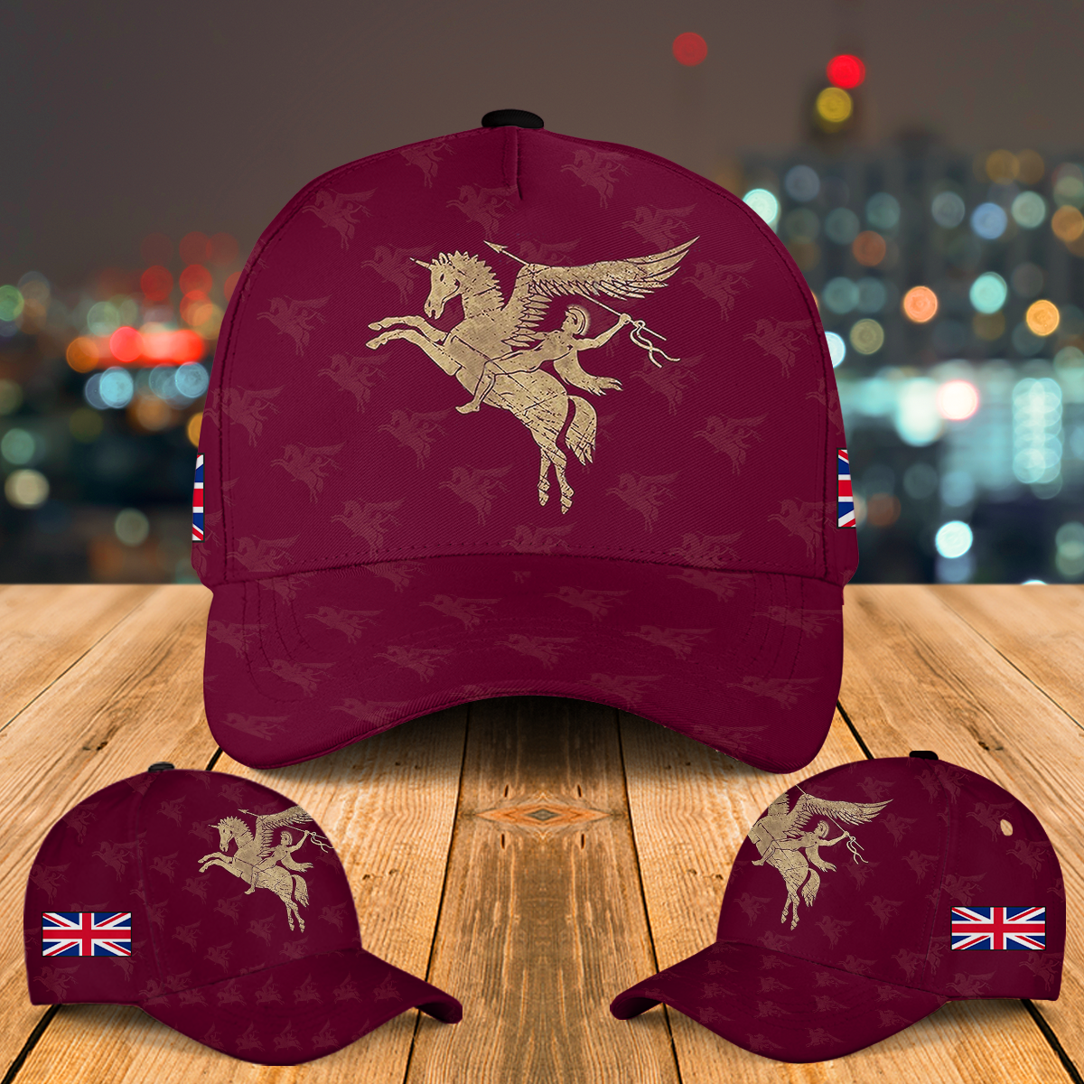 British Army Paras Airborne Forces Pegasus Baseball Cap