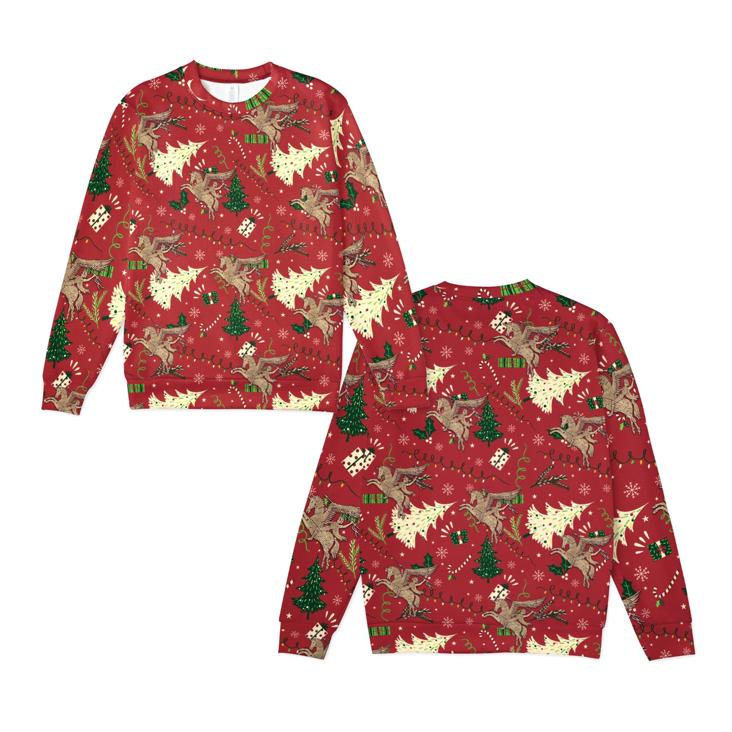 British Army Paras Airborne Forces Pegasus Christmas Knitted Sweater