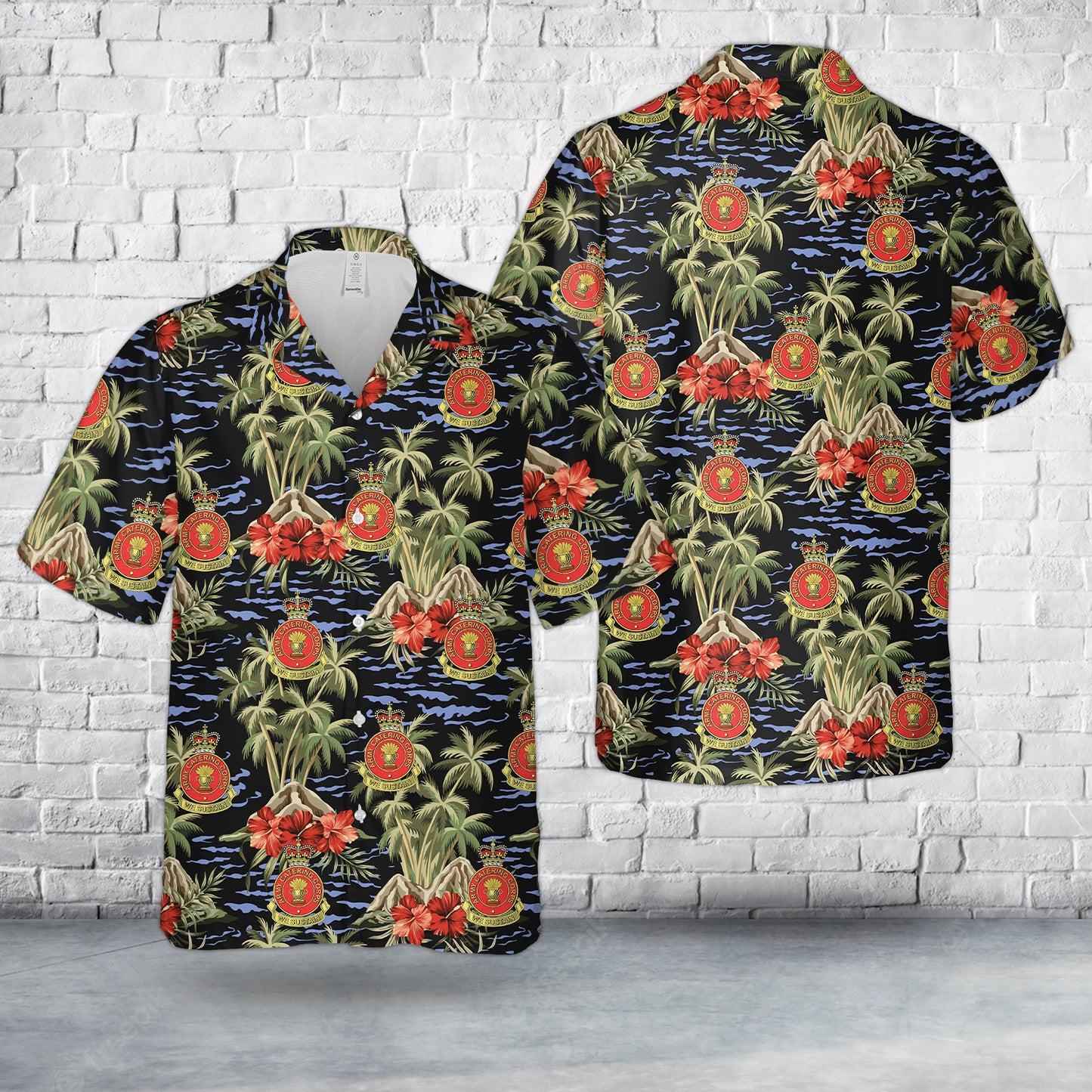 British Army Royal Catering Corps Hawaiian Shirt