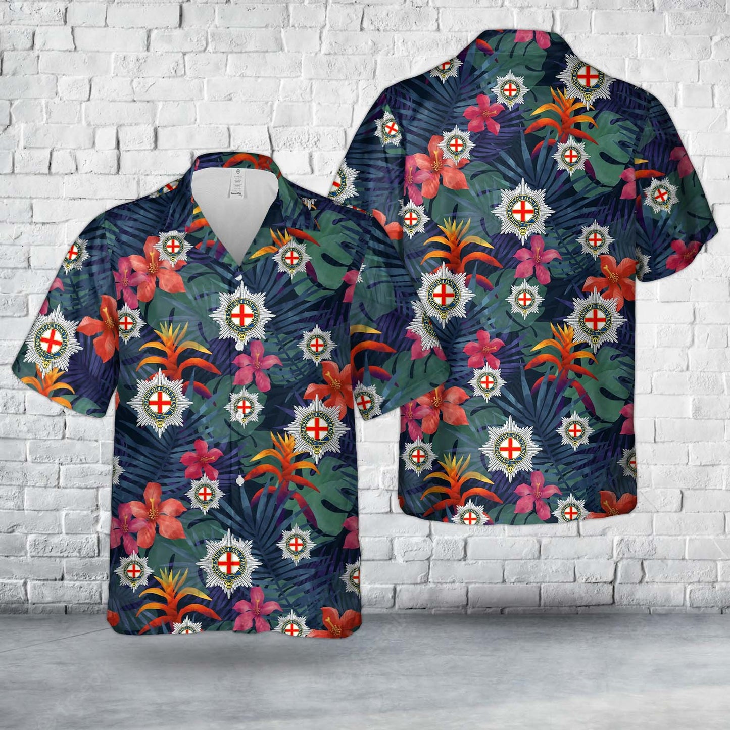 British Army, Coldstream Guards Hawaiian Shirt