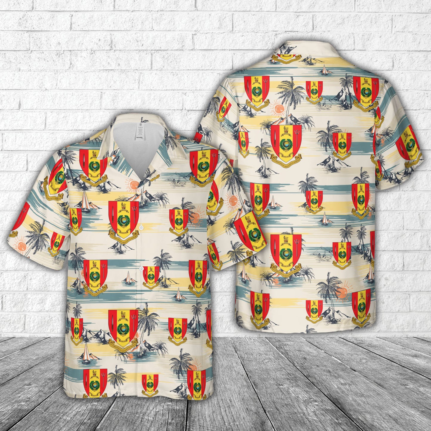 British Royal Marines Royal 43 Commando Fleet Protection Group Royal Marines Hawaiian Shirt