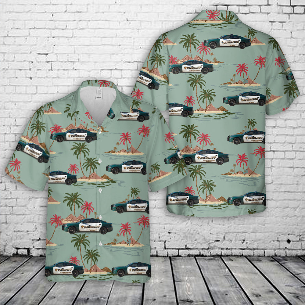 Broward County Sheriff's Charger Hawaiian Shirt