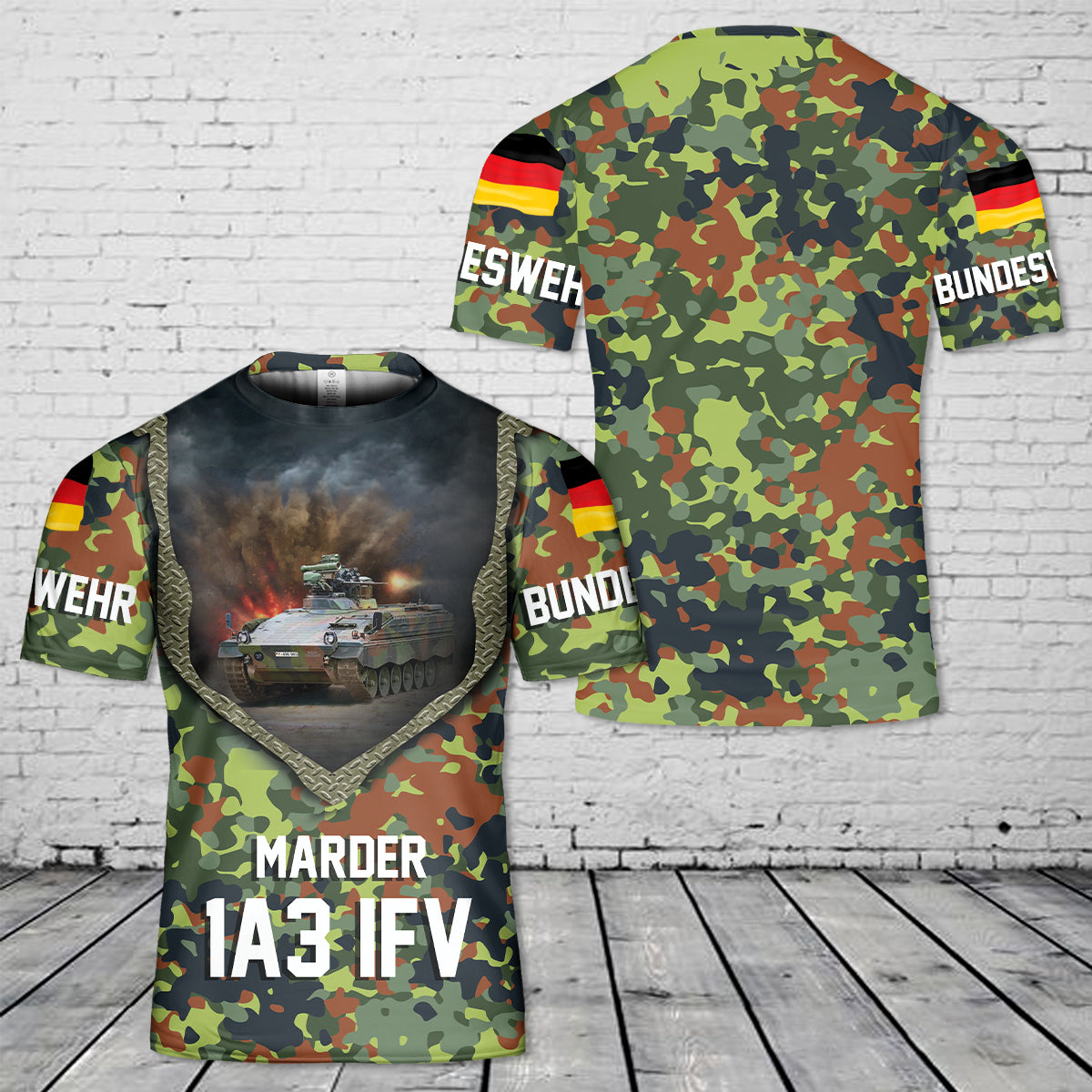 Bundeswehr Marder 1A3 IFV T-Shirt 3D