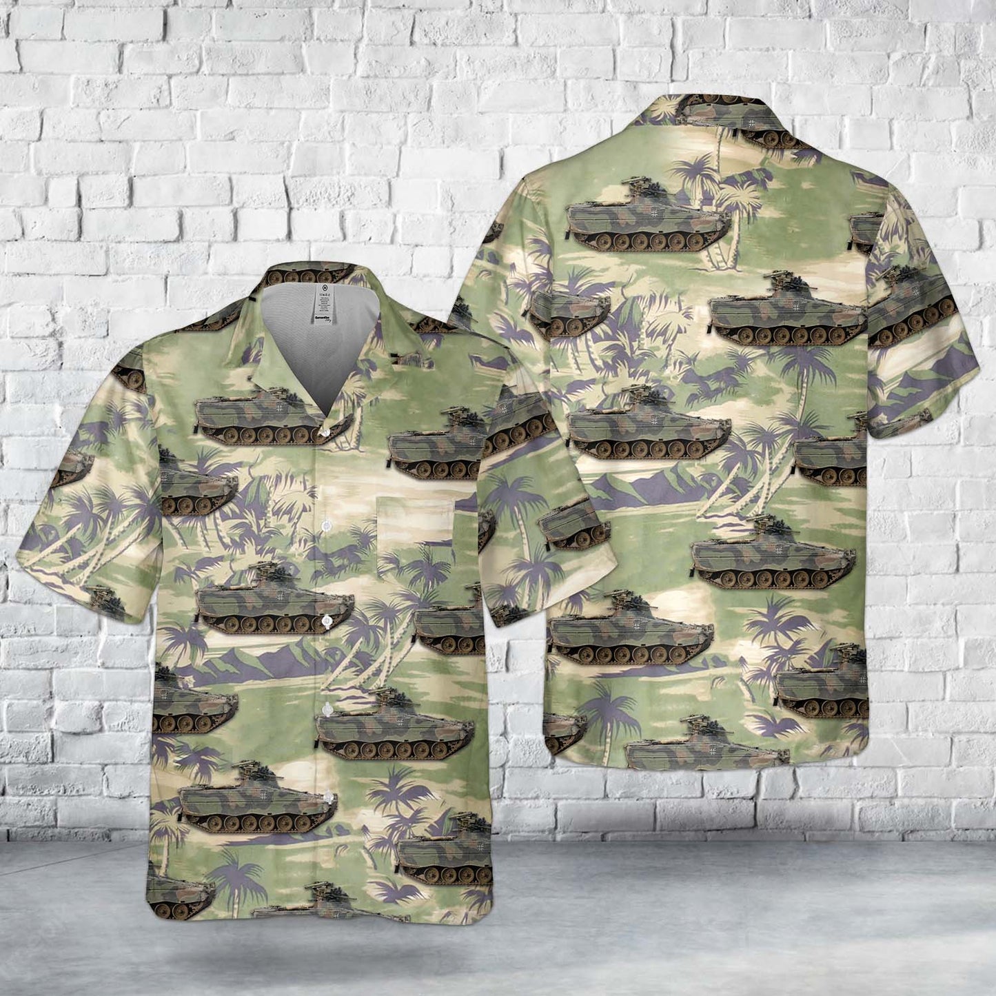 Bundeswehr Marder 1 A1A3 IFV Pocket Hawaiian Shirt