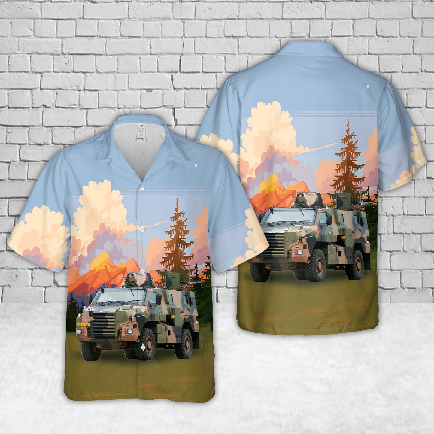 Bushmaster Royal Netherlands Army Hawaiian Shirt