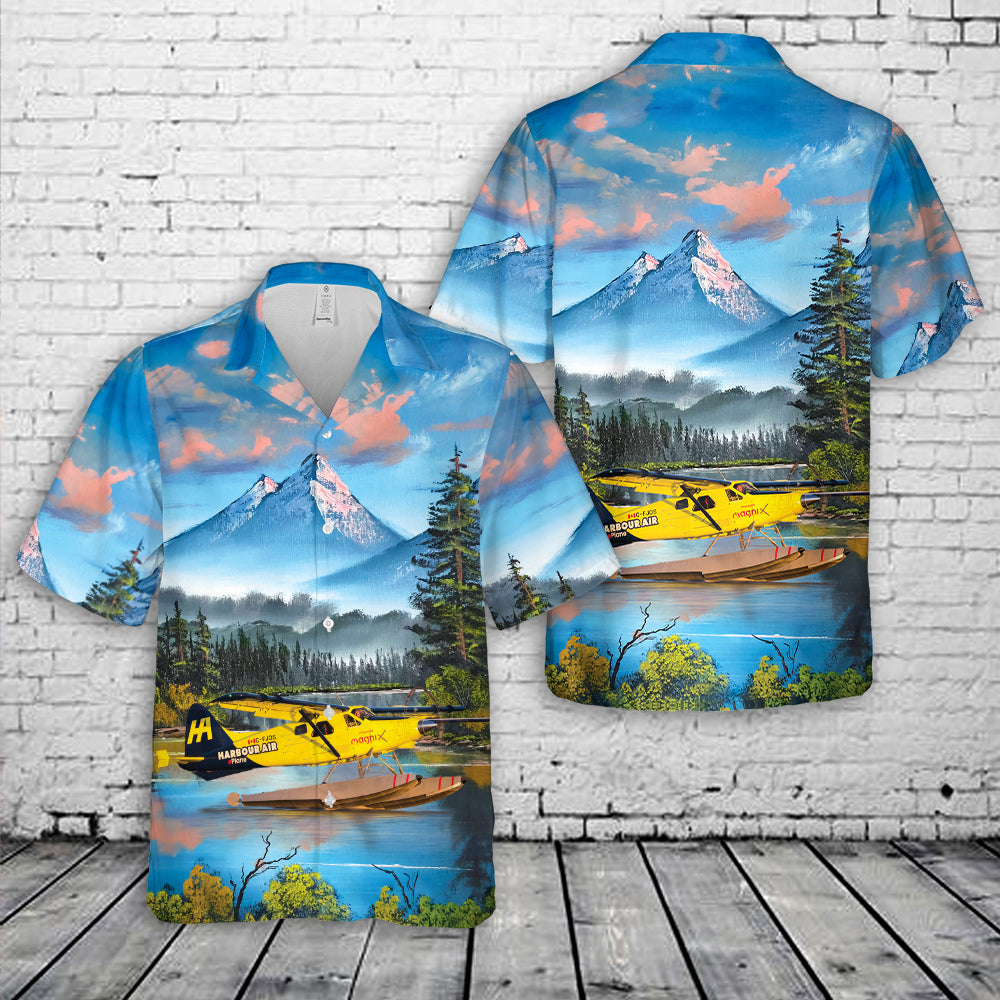 C-FJOS - Harbour Air Seaplanes- DHC-2 eBeaver Hawaiian Shirt