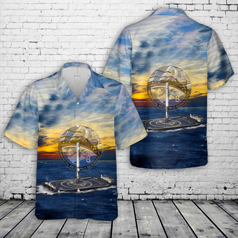 CRS-8 SpaceX Falcon 9 Landing On The Of Course I Still Love You Hawaiian Shirt