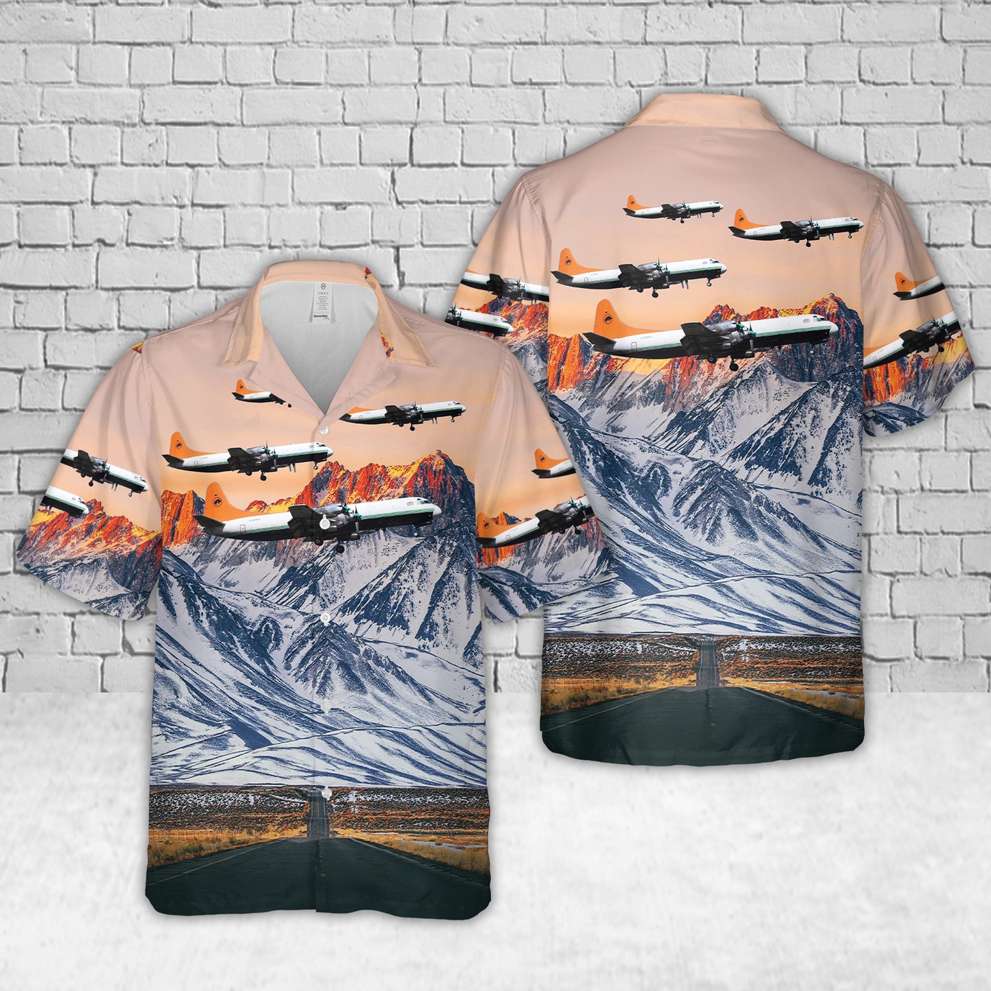 Canada Buffalo Airways Lockheed L-188A(F) Electra Hawaiian Shirt