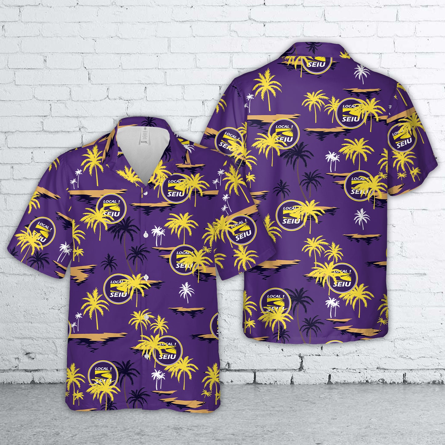 Canada SEIU Local 1 Hawaiian Shirt
