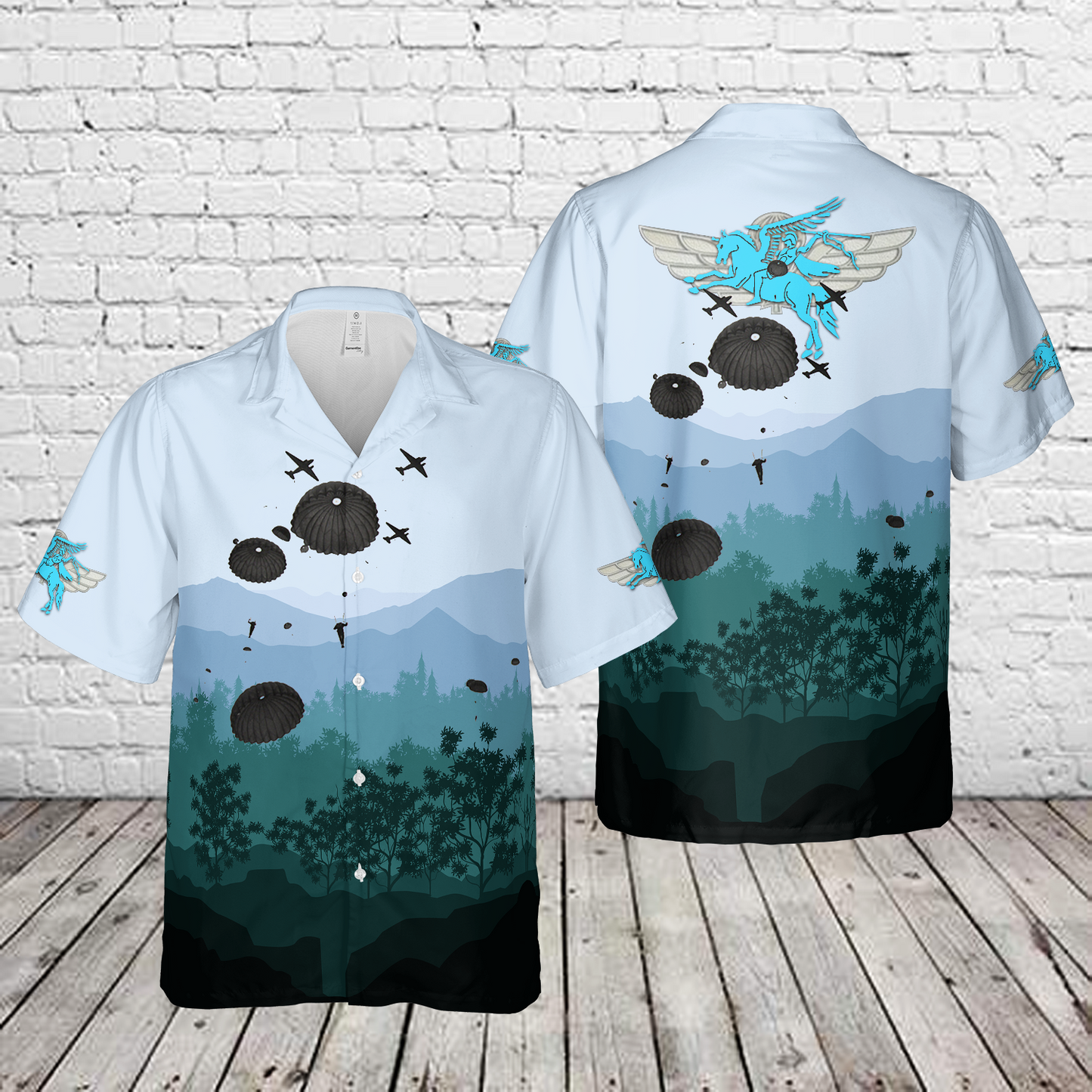 Canadian Airborne Forces 1st Canadian Parachute Battalion Hawaiian Shirt