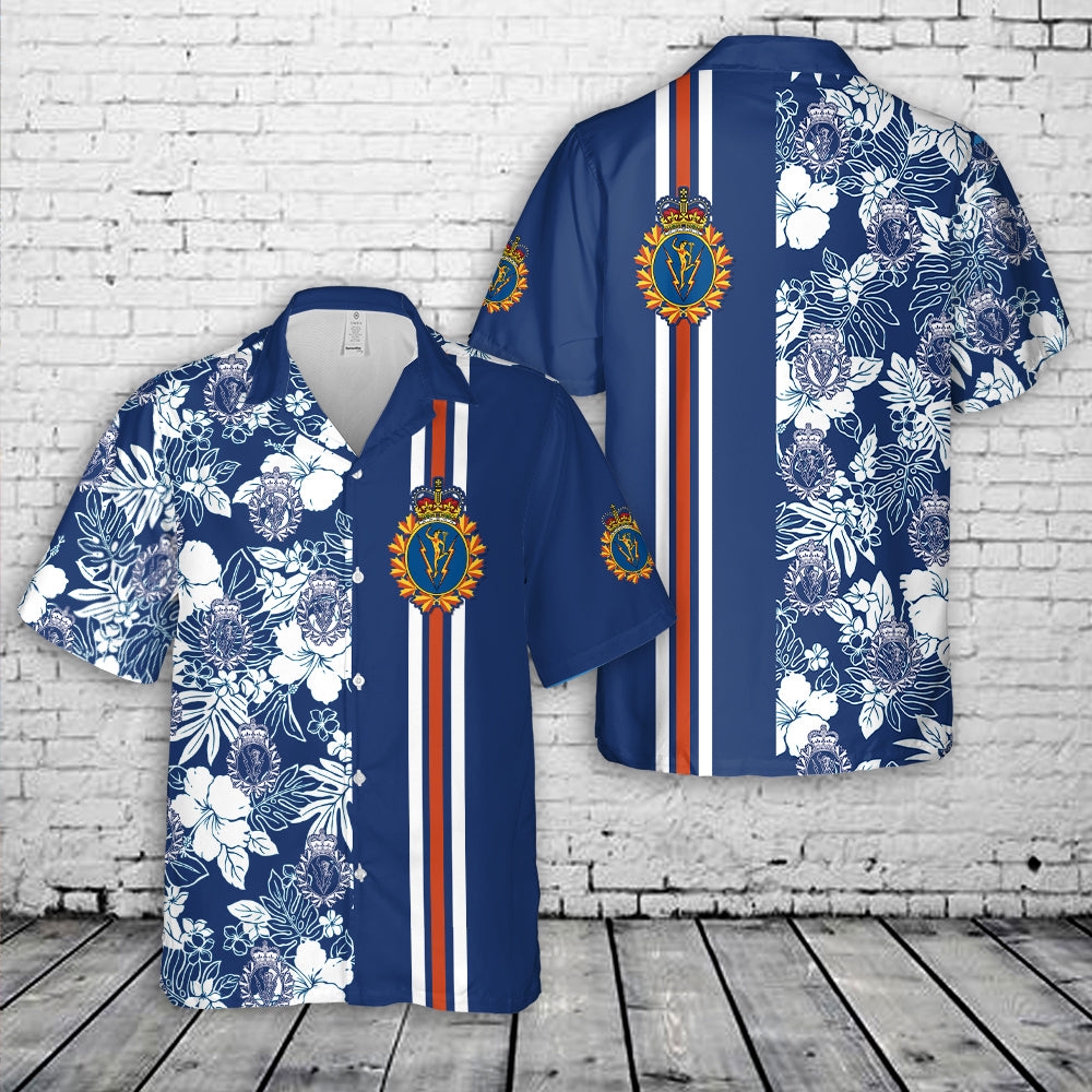 Canadian Armed Forces Communications and Electronics Branch Hawaiian Shirt