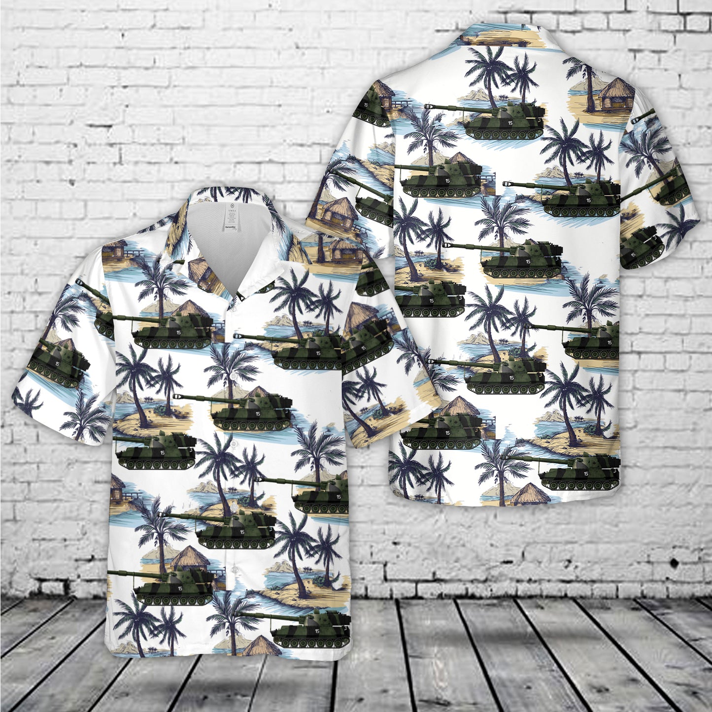 Canadian Army M109A4 Hawaiian Shirt