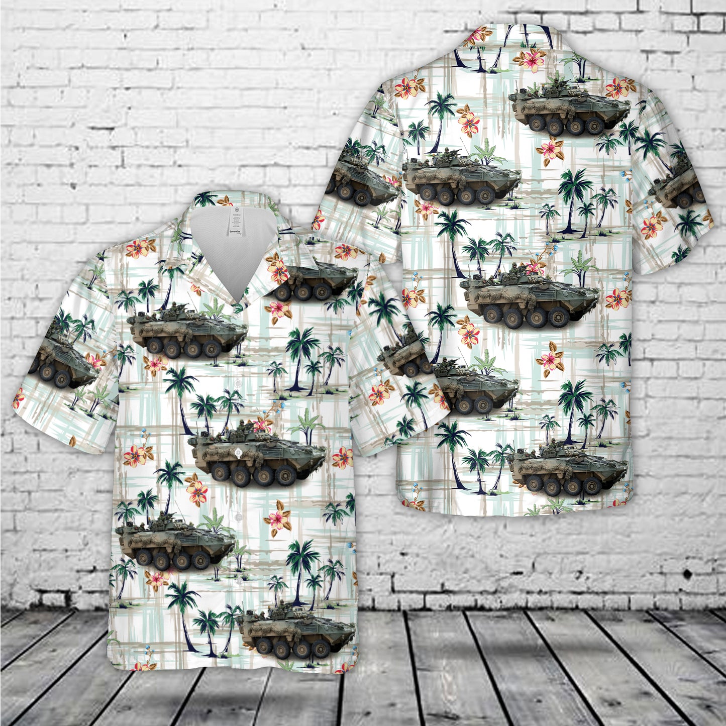 Canadian Army light armored vehicles 1st Battalion, Princess Patricia's Canadian Light Infantry Hawaiian Shirt