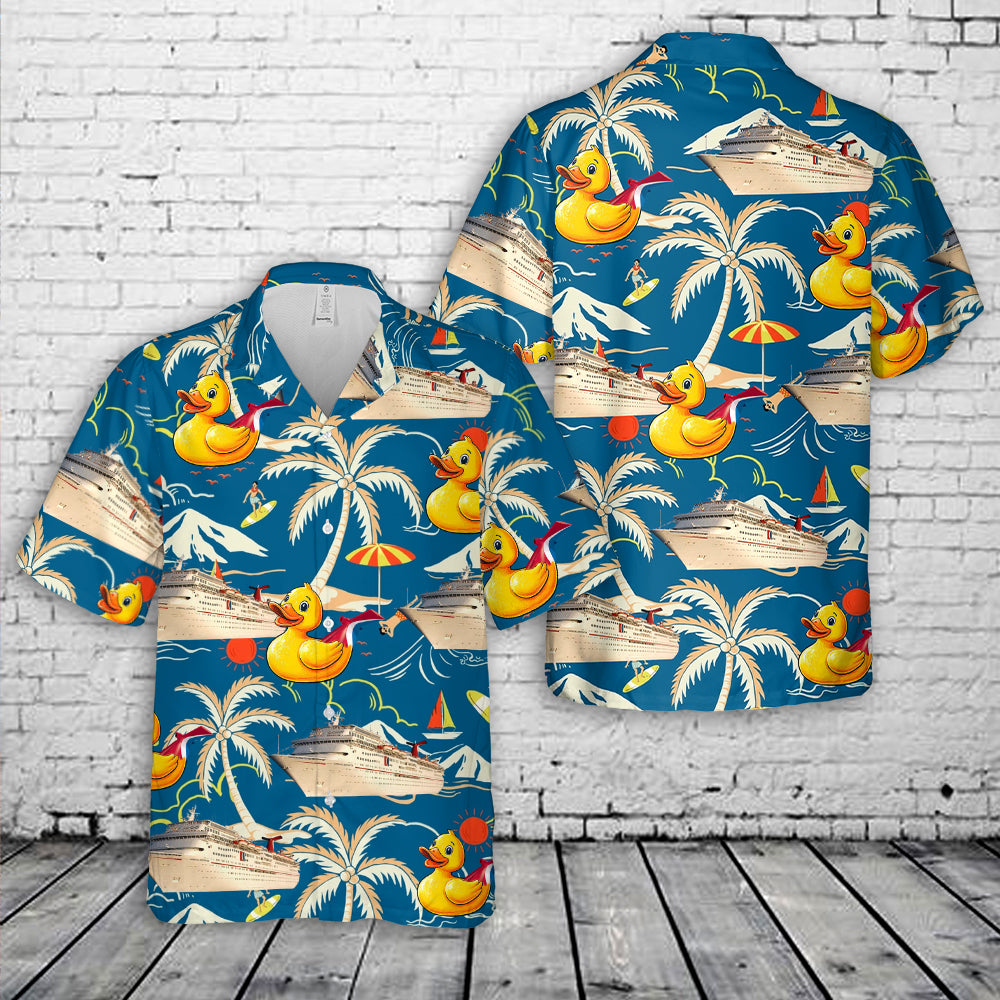 Carnival Cruise Line Carnival Inspiration Rubber Duck Hawaiian Shirt