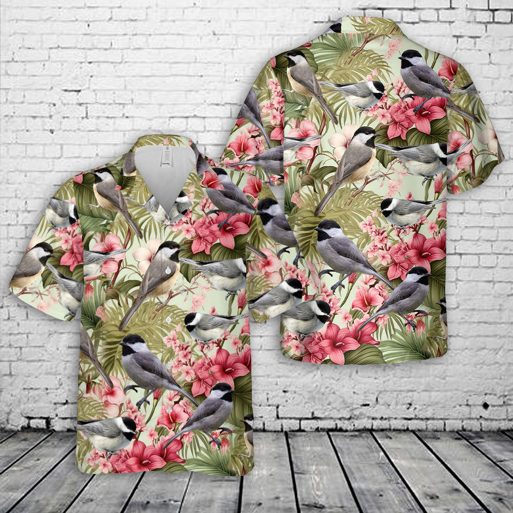 Carolina Chickadee Hawaiian Shirt