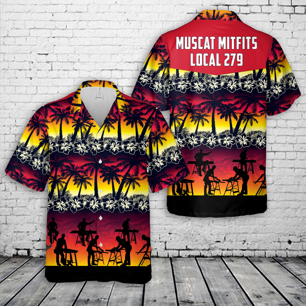 Carpenter Local 279 Hawaiian Shirt