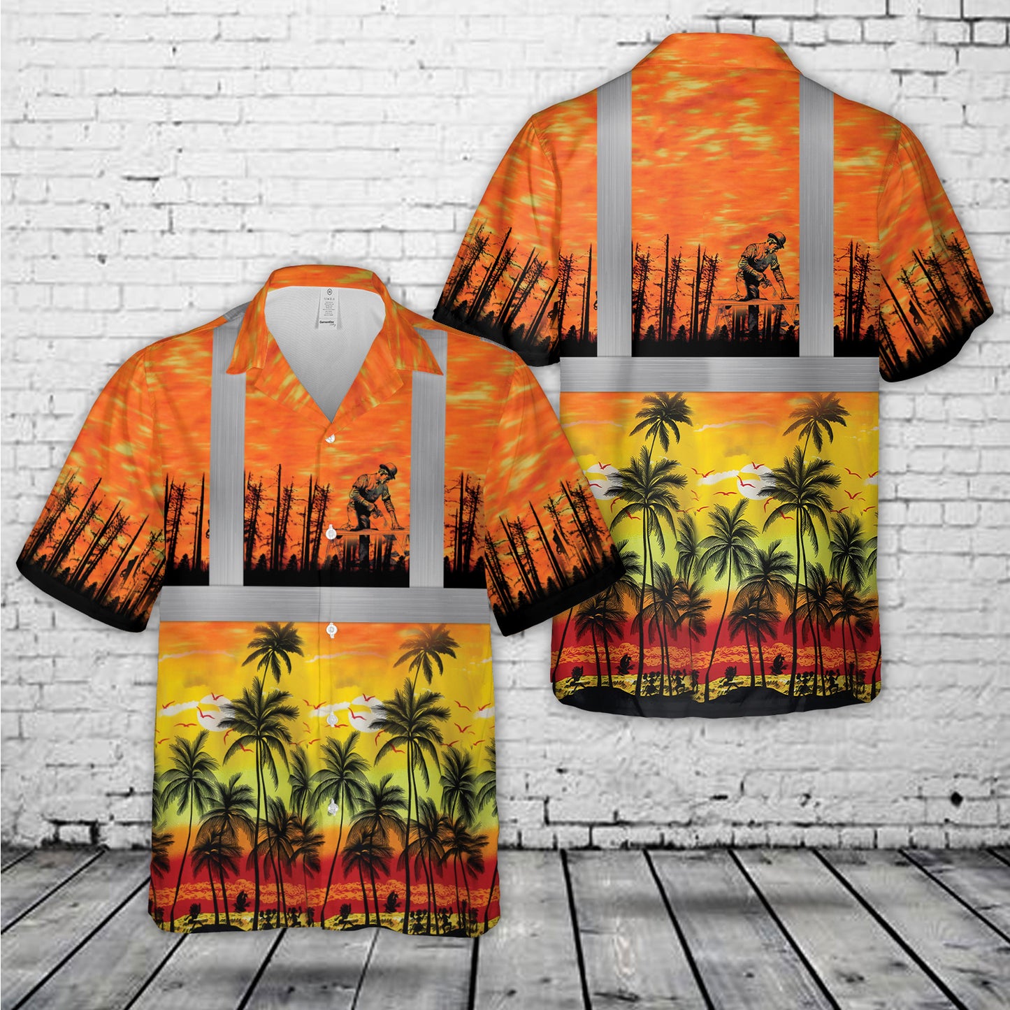 Carpenter Tropical Hawaiian Shirt